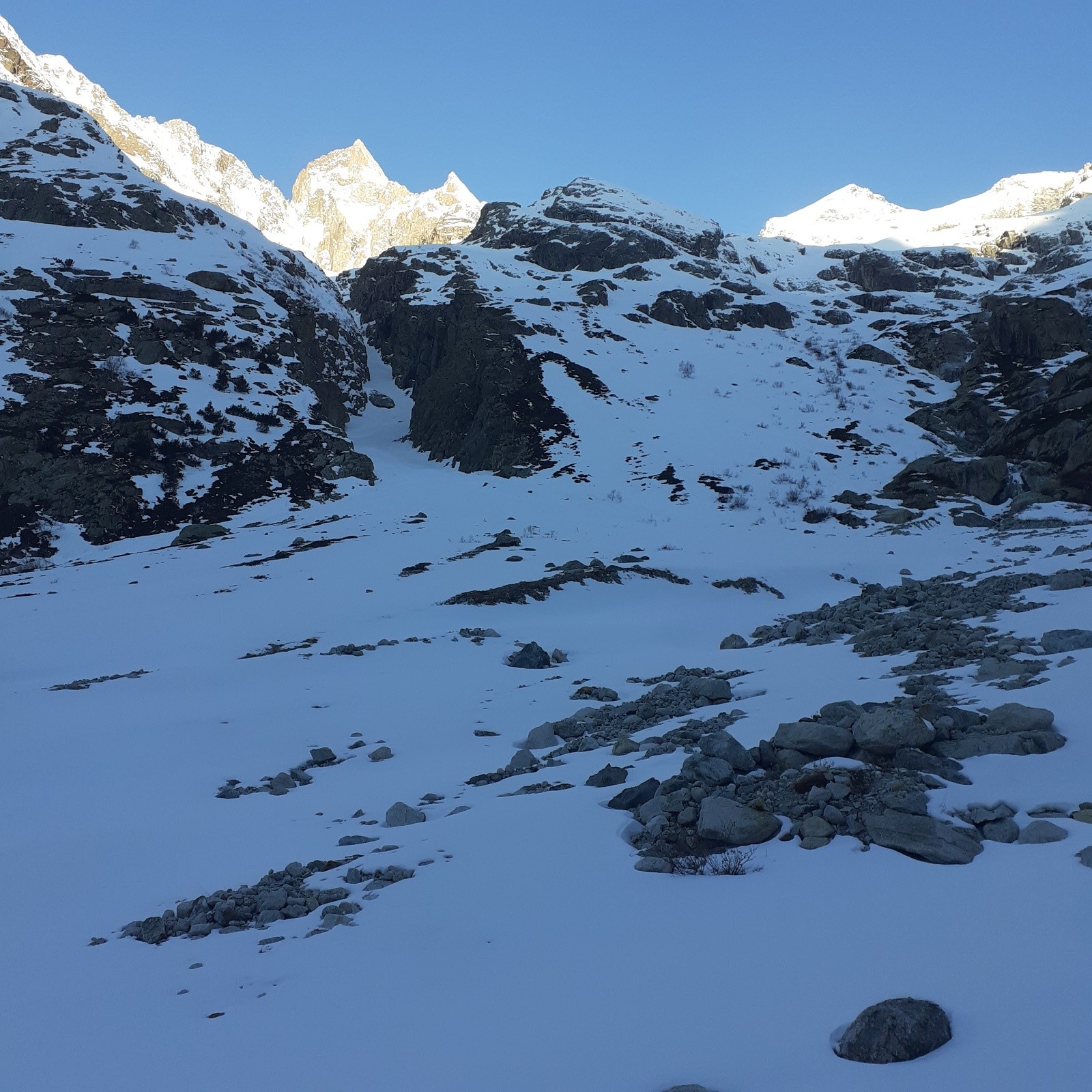 Le verrou pour la montée&nbsp; au pic Geny