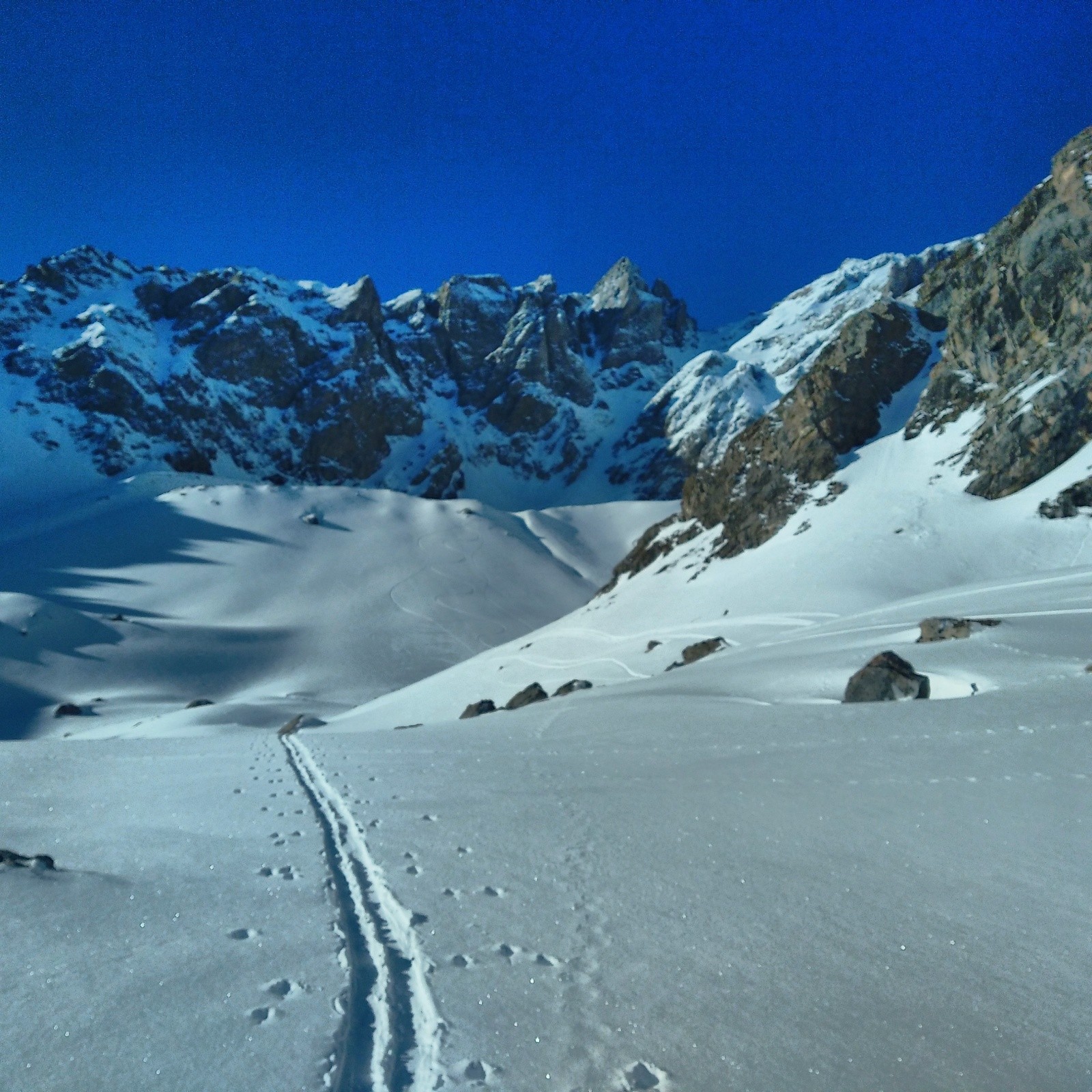 &nbsp;Entrée dans le cirque glaciaire de la Clapiere&nbsp;