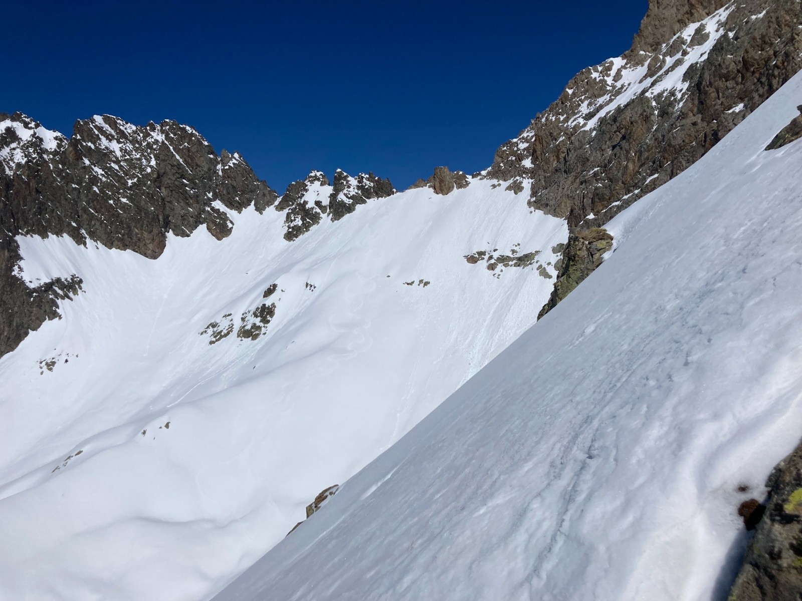 &nbsp;Col de la See vu depuis la Crète de Chauvet