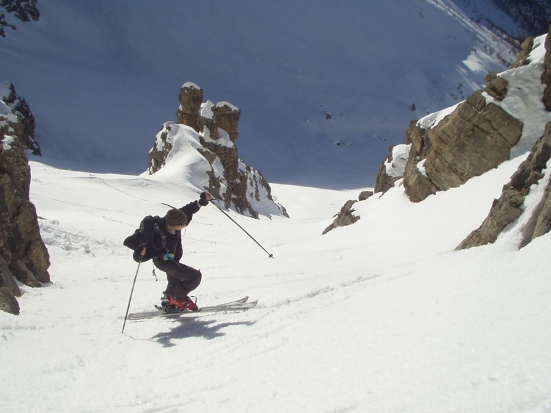 allez Tom : on grapille queques mètres en ski