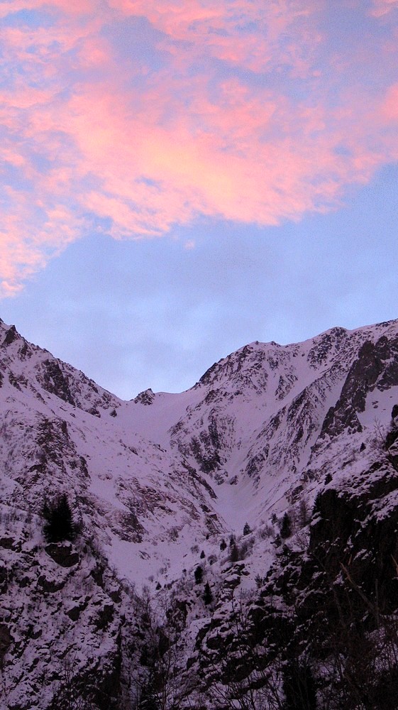 Col de la Vaurze : Au petit matin et avant la neige..