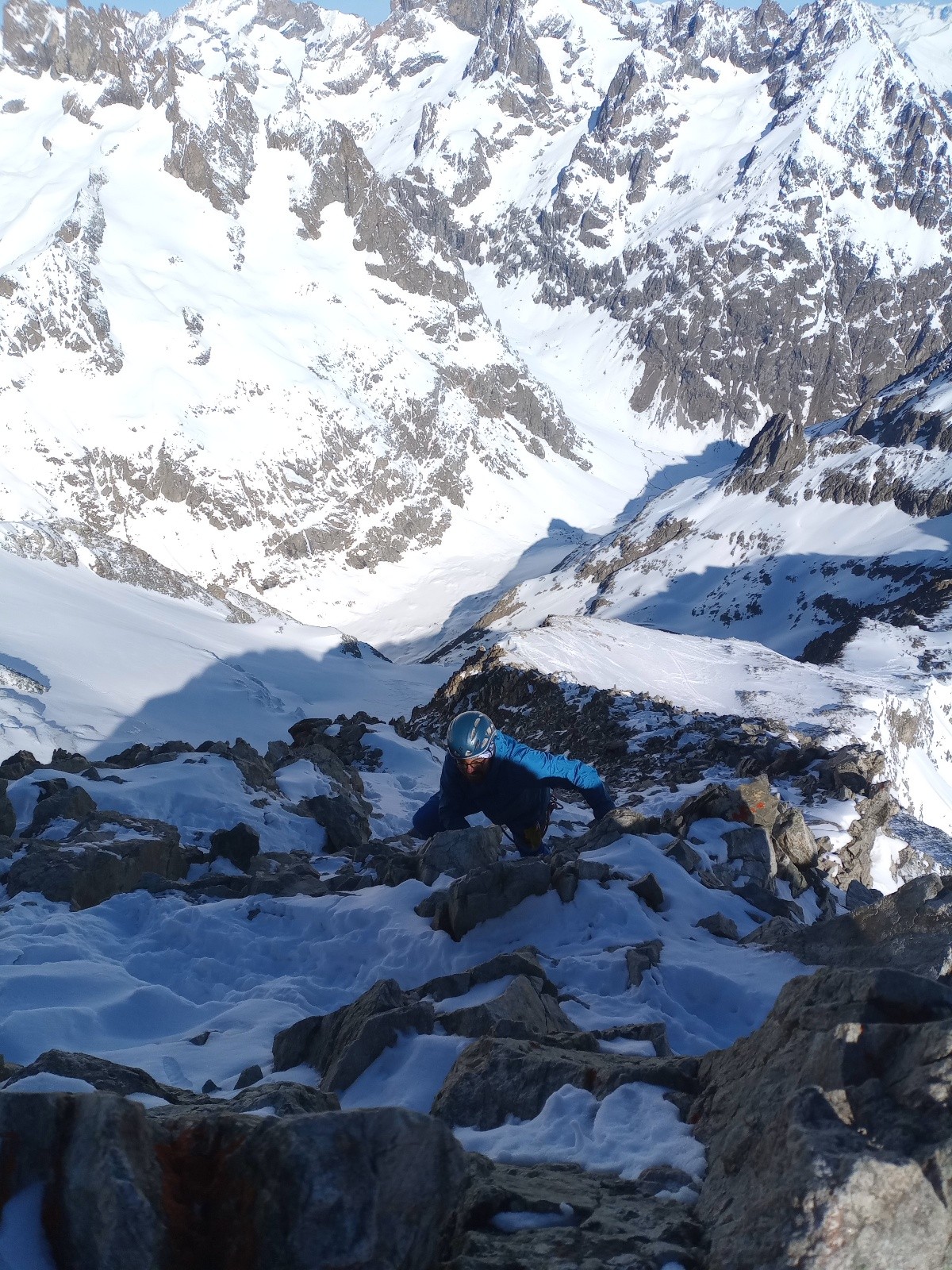 #14 Les derniers mètres du Pic de neige Cordier Les derniers mètres du Pic de neige Cordier