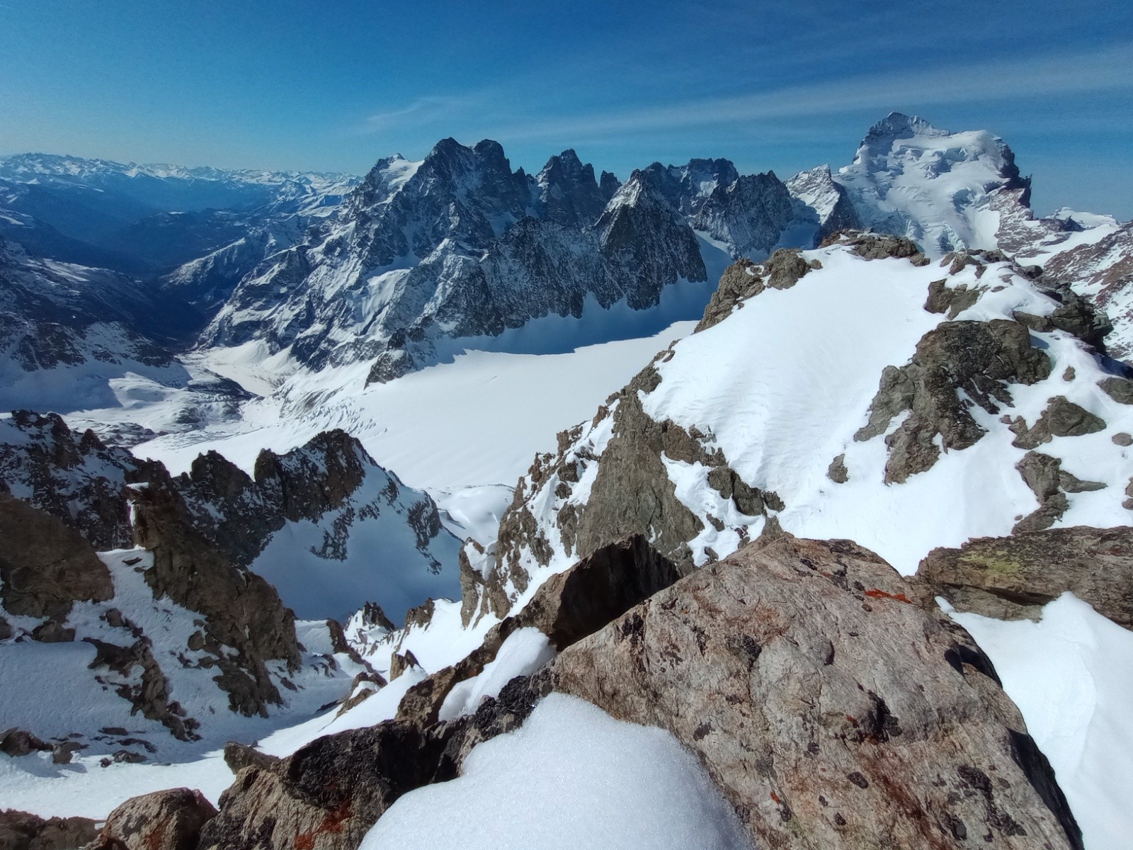 #16 Du Pelvaux au dome - Sommet du pic de Neige Cordier Du Pelvaux au dome - Sommet du pic de Neige Cordier