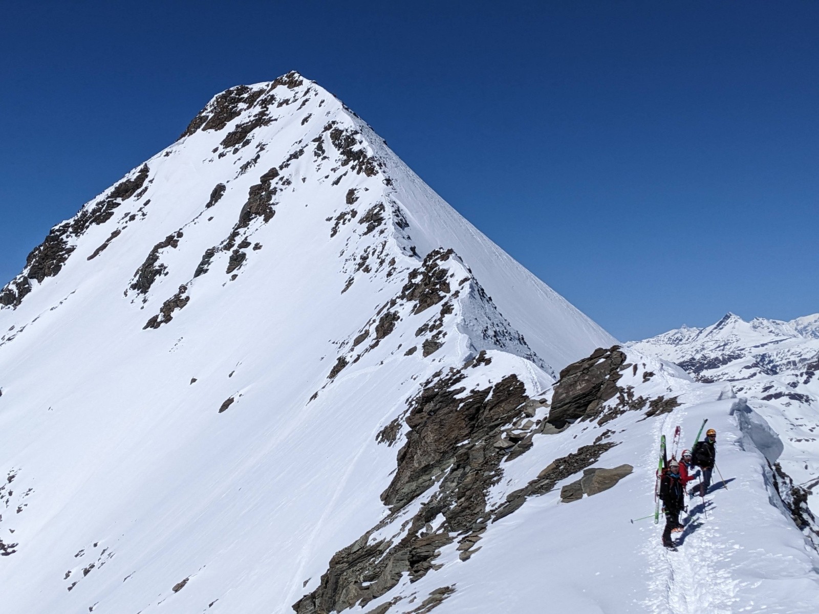 J3 l'arête qui mène au sommet de l'Albaron &nbsp;