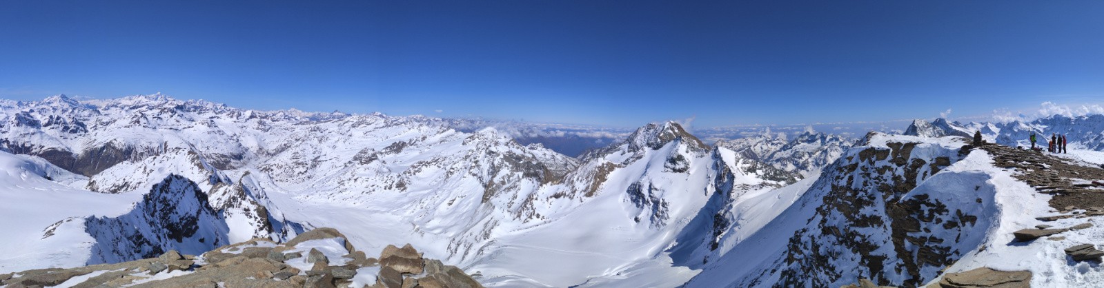 La frontière italienne à portée vue de l'Albaron 