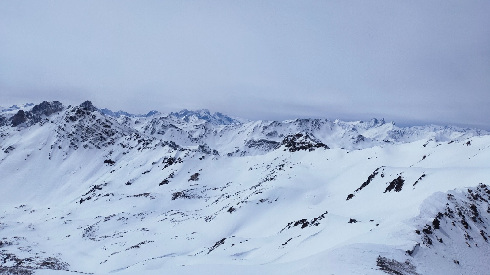 #8 Les Écrins, aiguilles d Les Écrins, aiguilles d'Arves vus du sommet