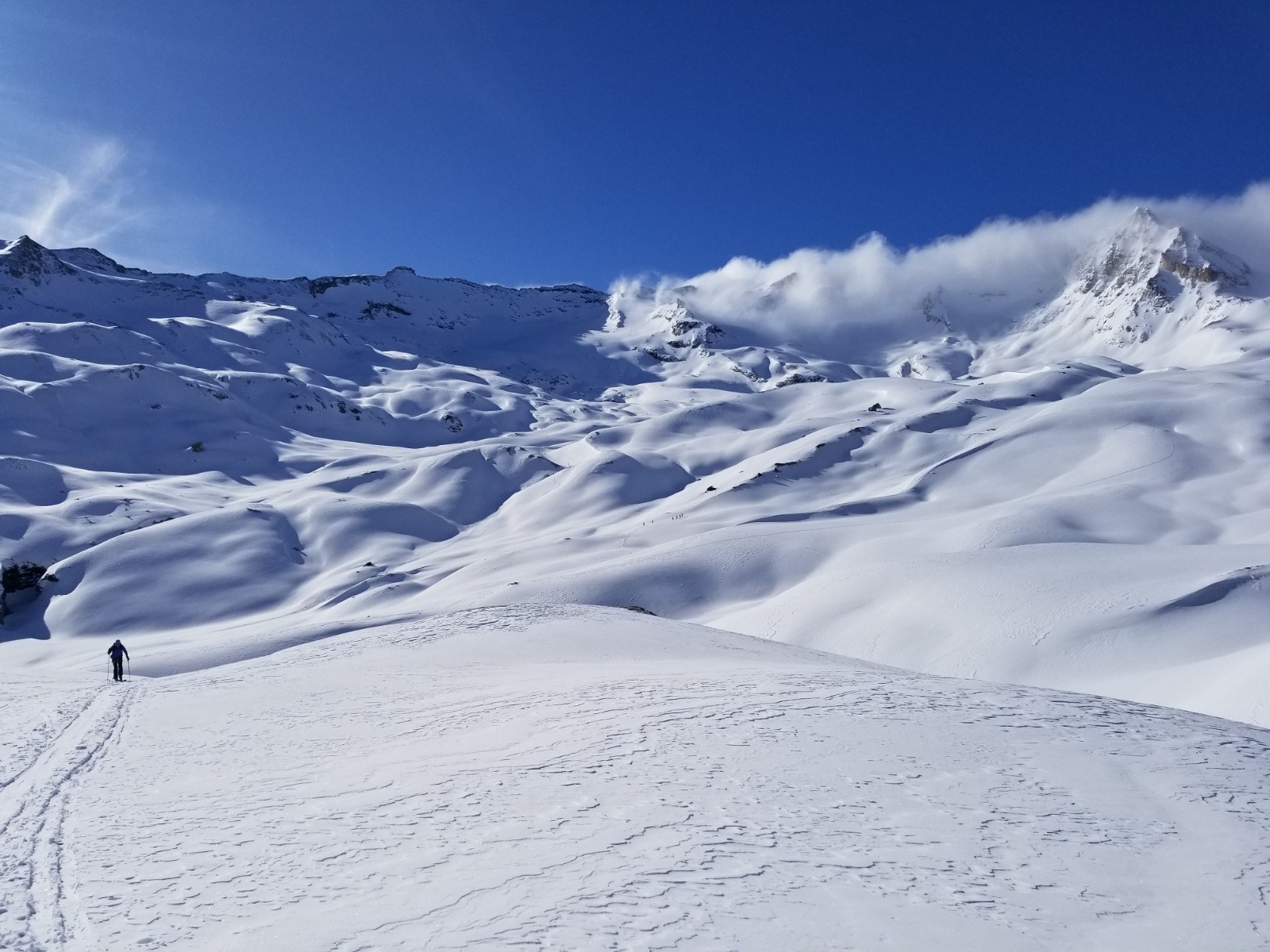 Pointe de la Galise, Glacier du Fond et Roc de Bassagne