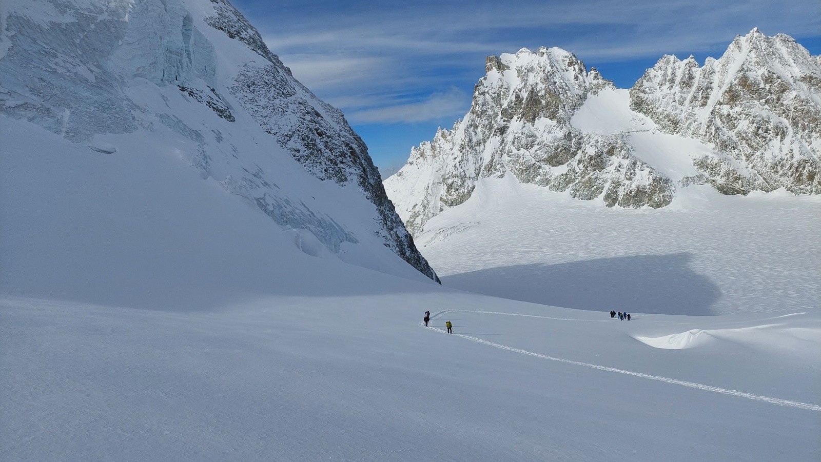 montée vers Tête Blanche