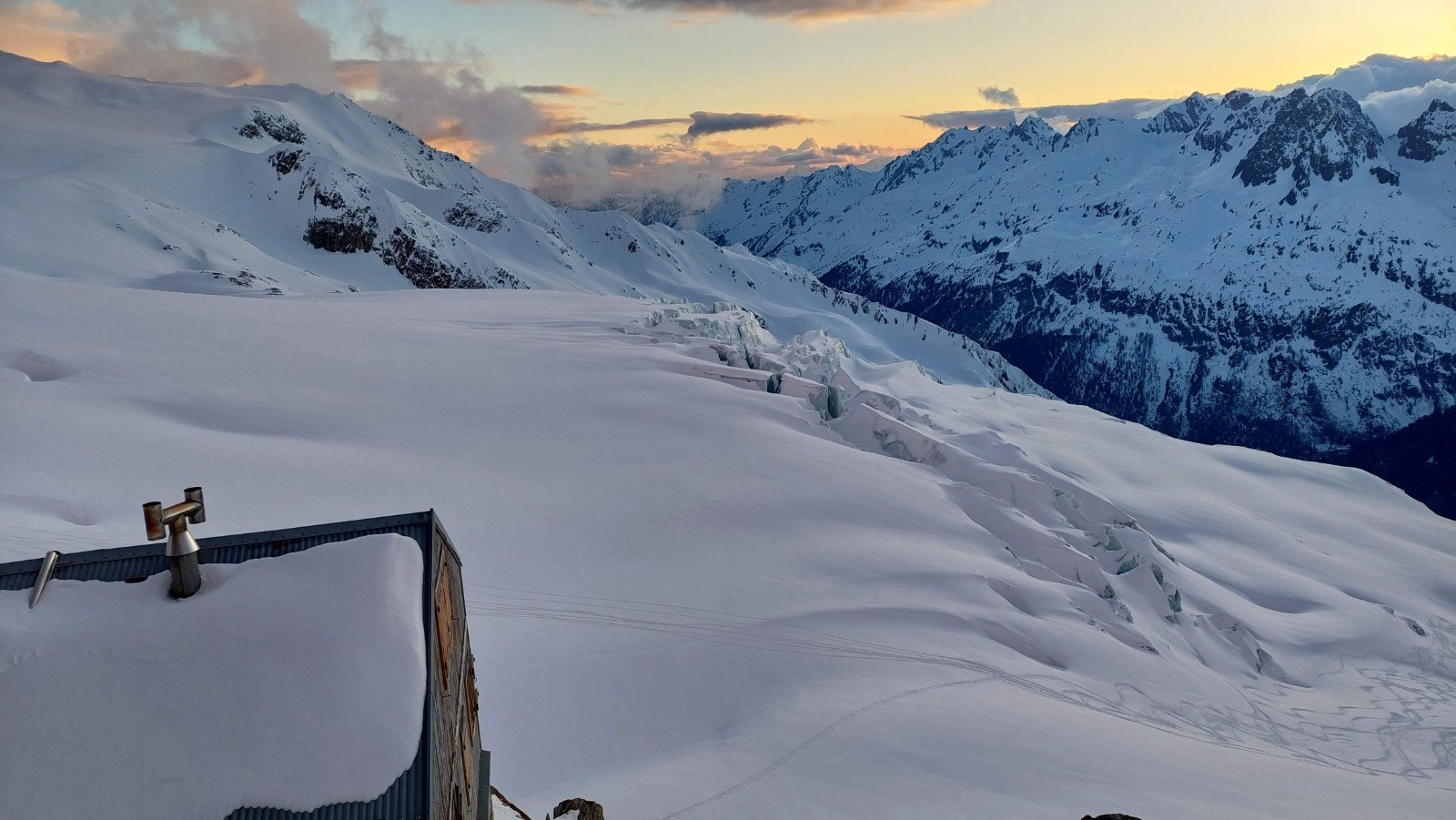 Glacier du Tour depuis Albert 1er