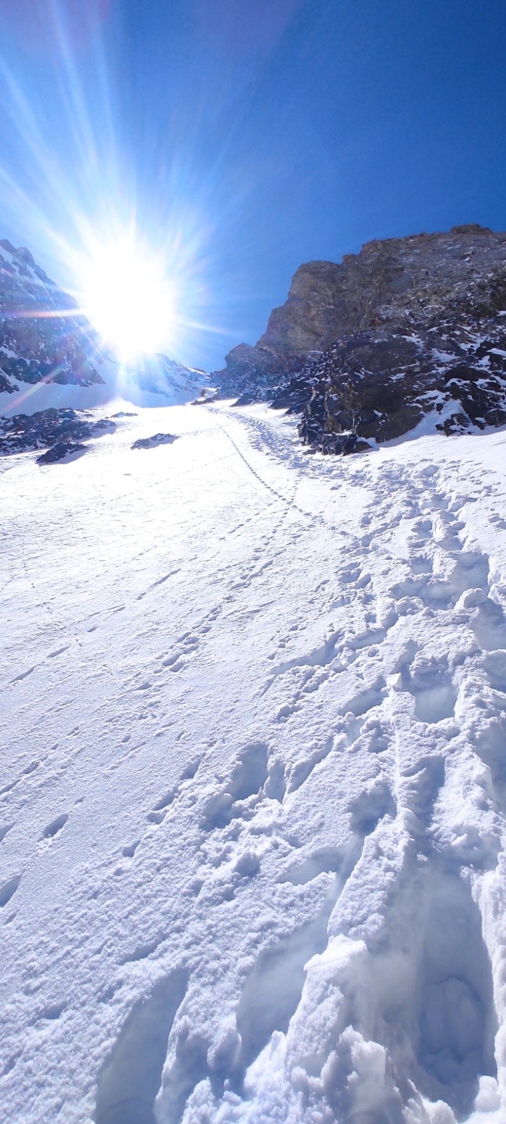 Dernière rampe avant de buter. Ça penche !