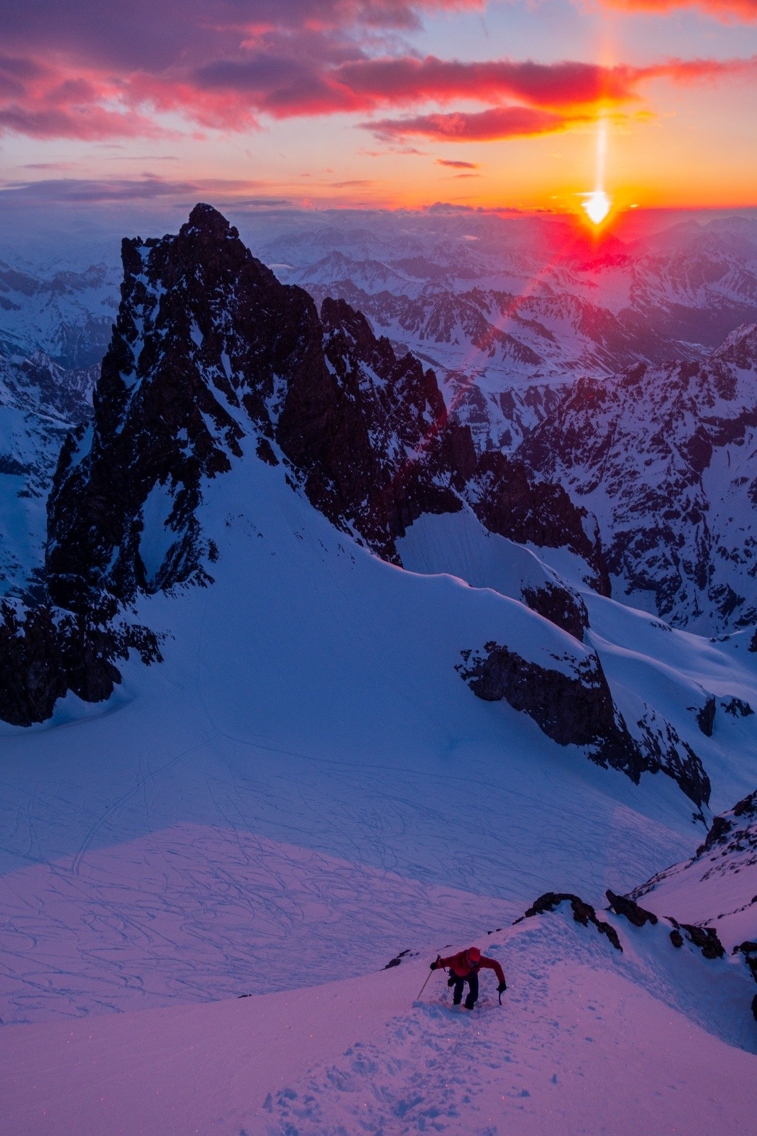  Sur l'arête finale de la Grande Ruine... Magique !