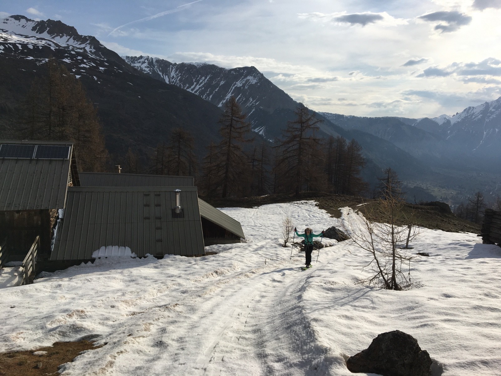 Avant le refuge il faut déchausser 3 ou 4 fois