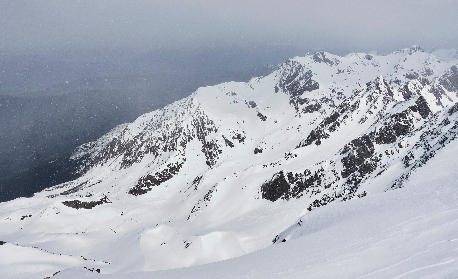 Vue sur la Combe de la Valloire...