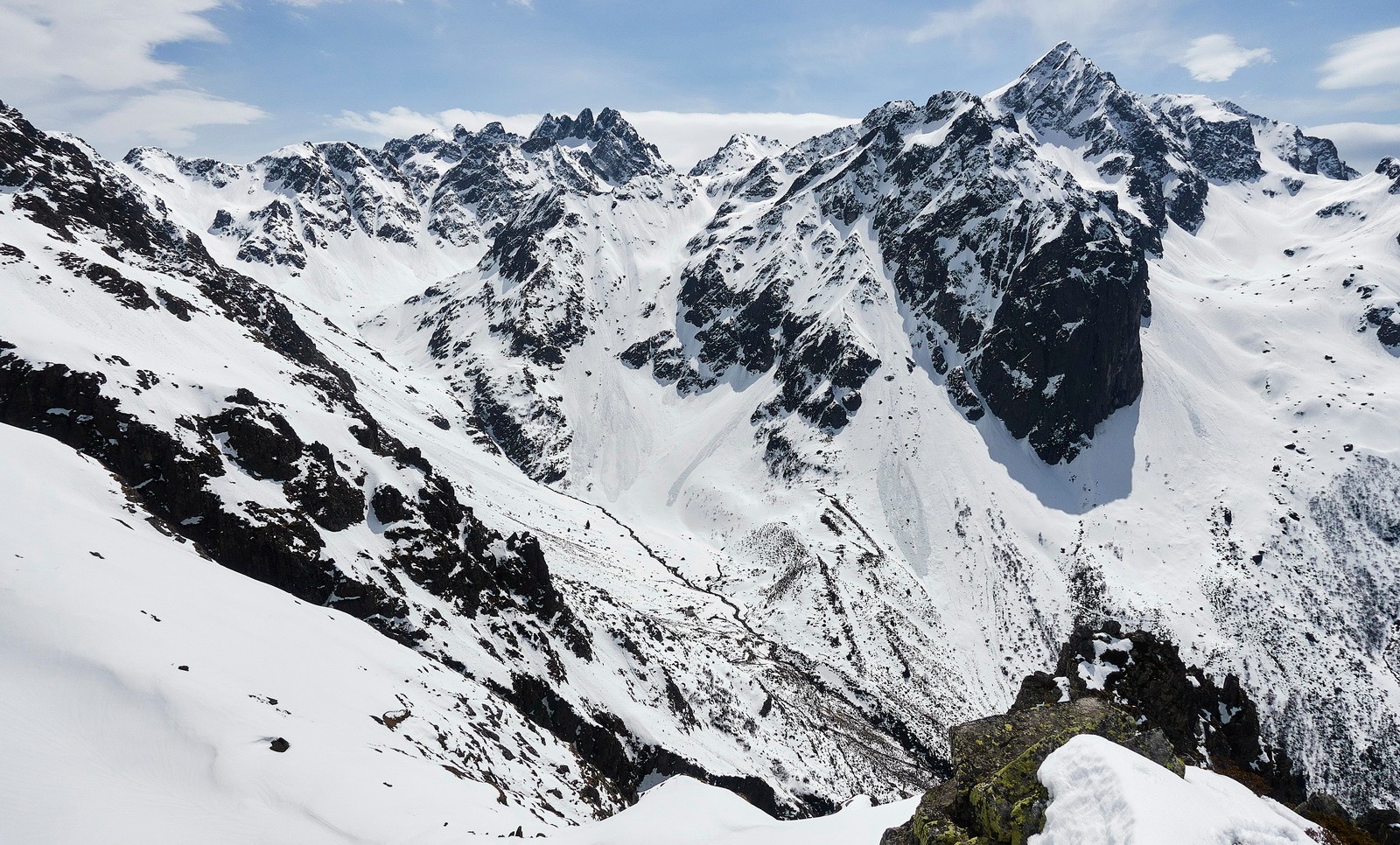 La vue sur Combe Madame se dégage !!!