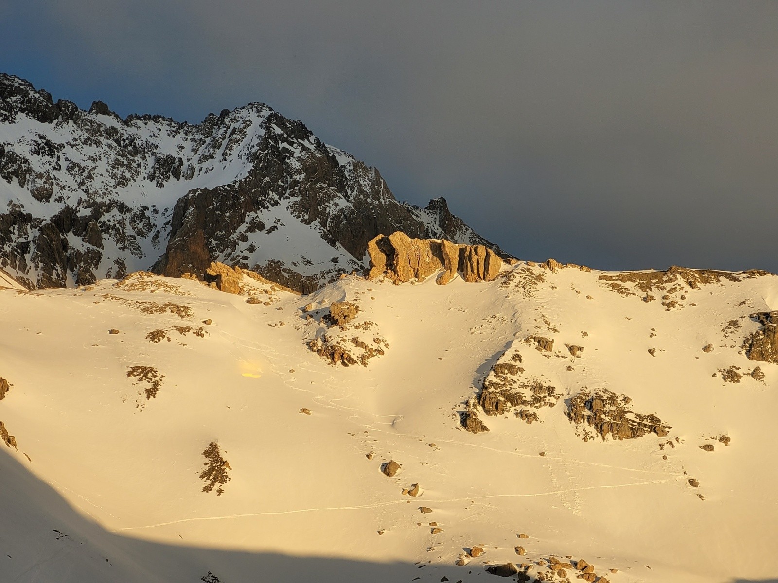 J2 : Vue du refuge de chambeyron