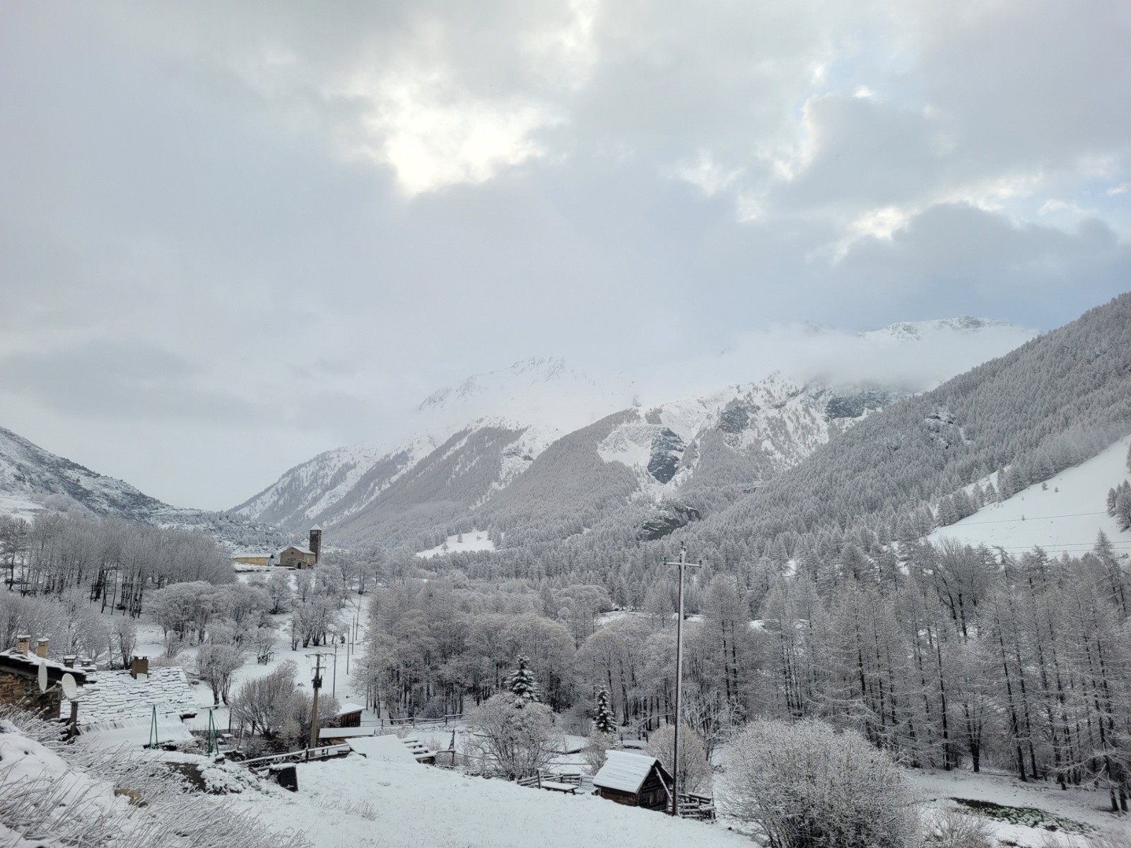 J6 : ambiance hivernale au refuge de Maljasset