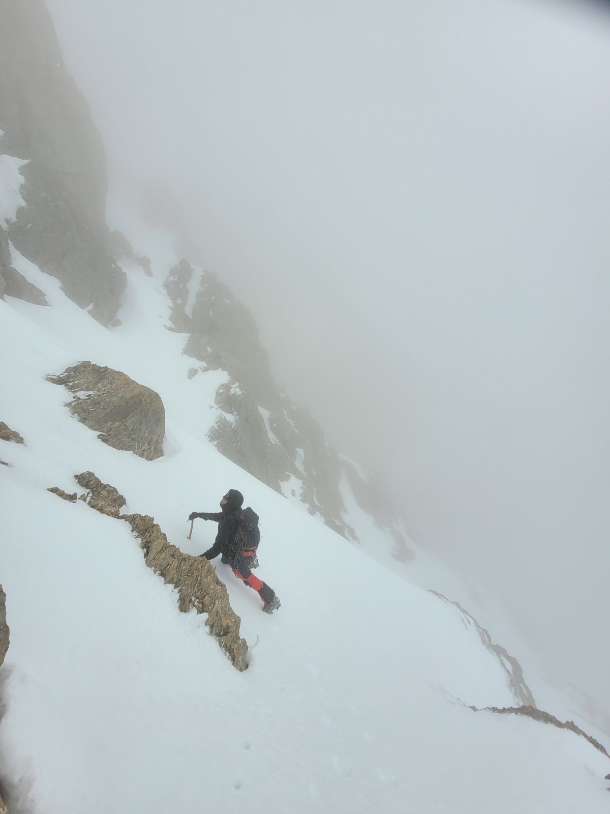 J5 : Ambiance alpine dans la face S de l'aiguille de Chambeyron