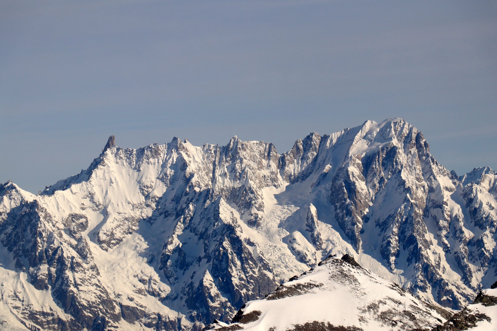 De la Dent du Géant aux Grandes Jorasses