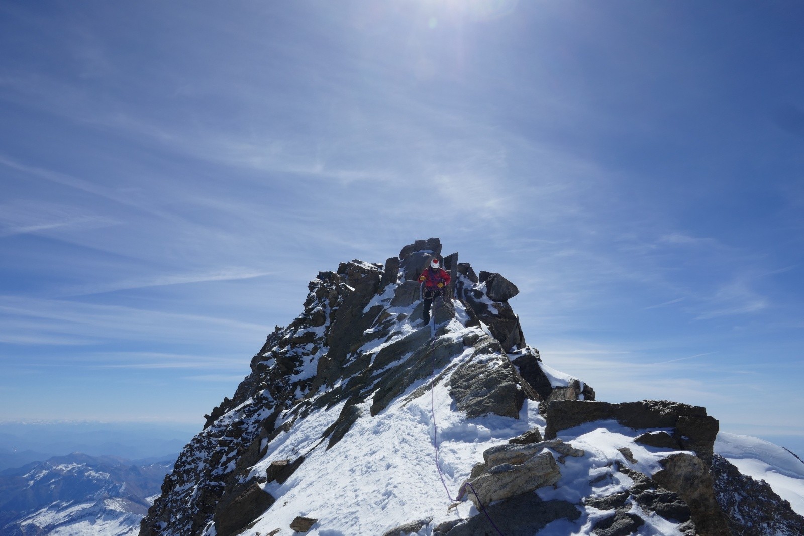 Descente du sommet&nbsp;