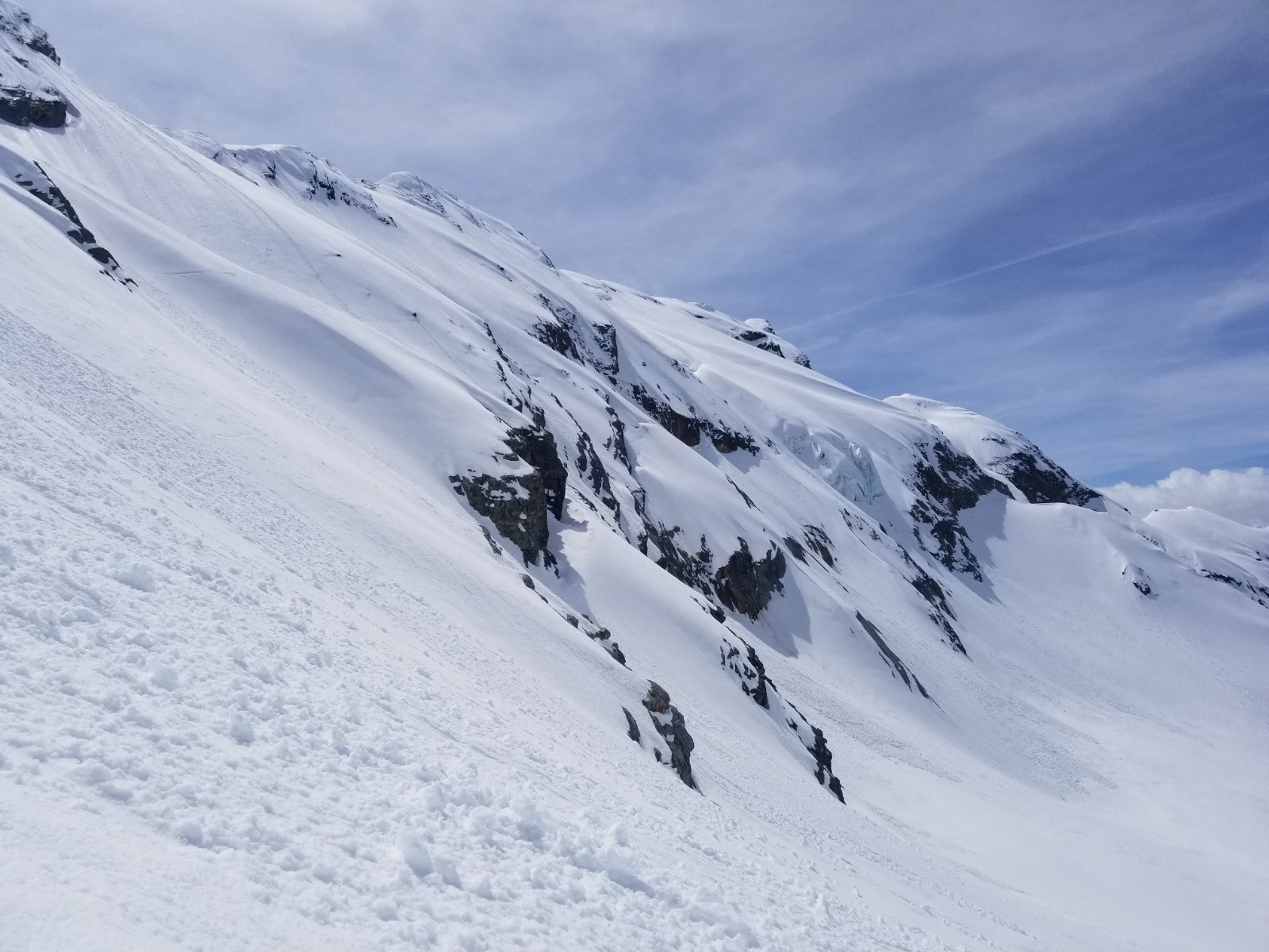 Les séracs de la Becca du lac