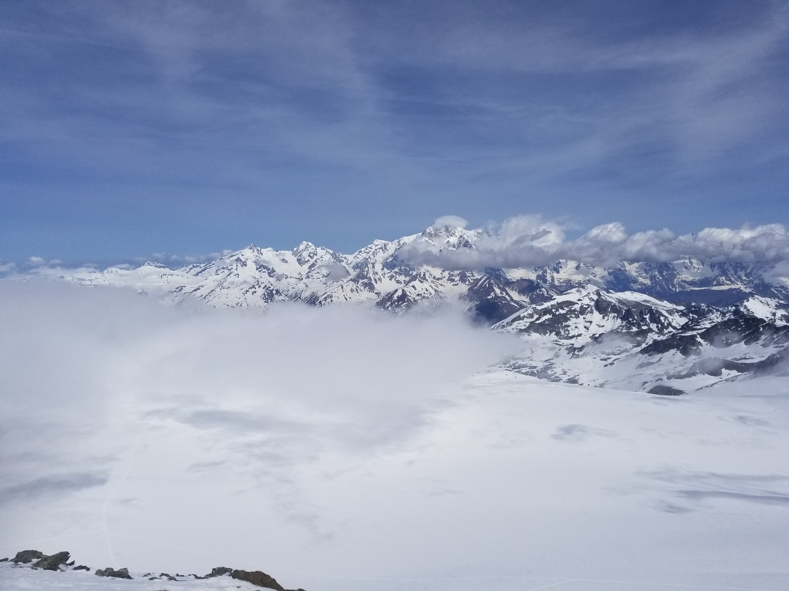 Mont-Blanc depuis le sommet