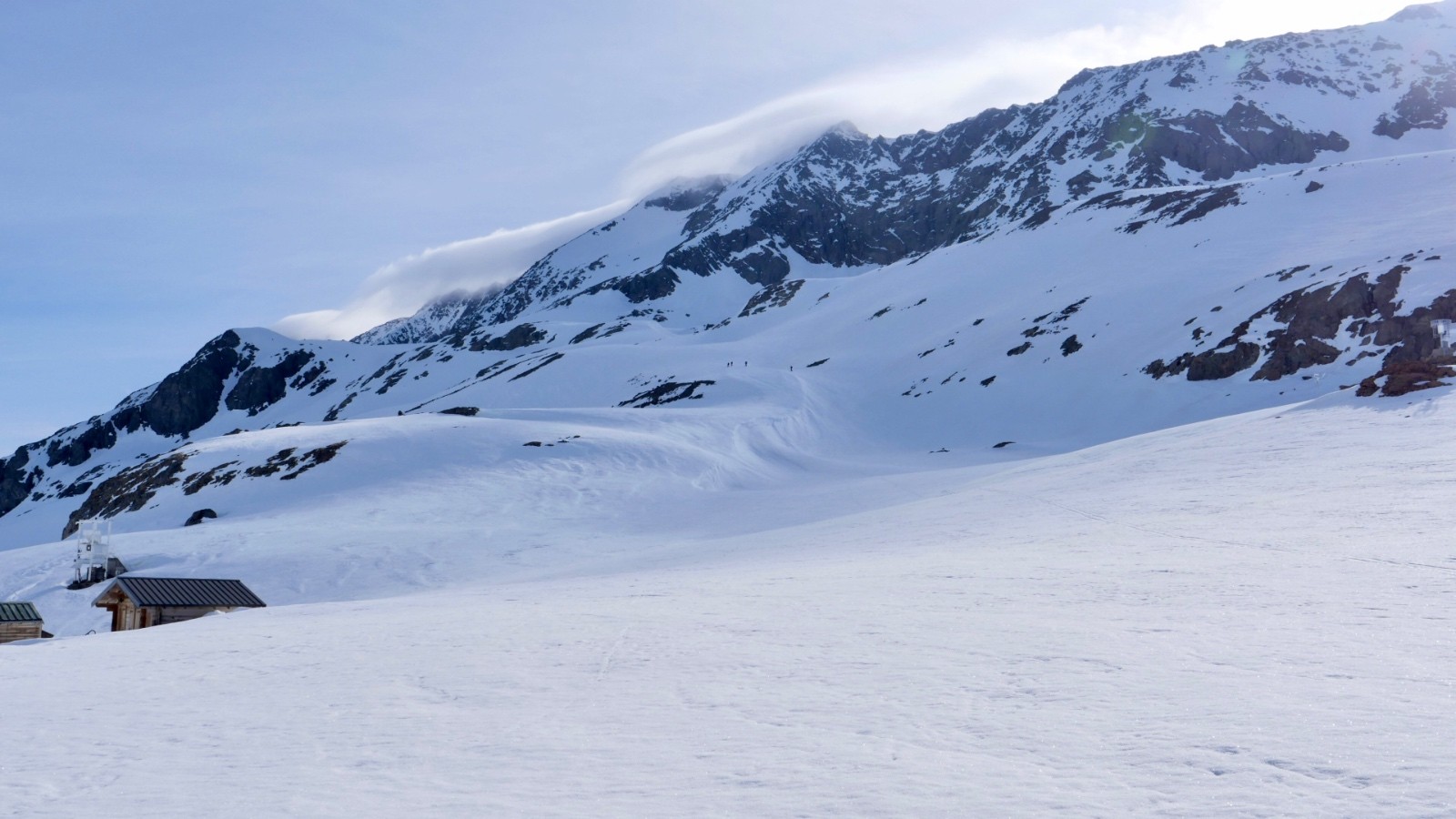&nbsp;Fin du domaine skiable début de l aventure ….