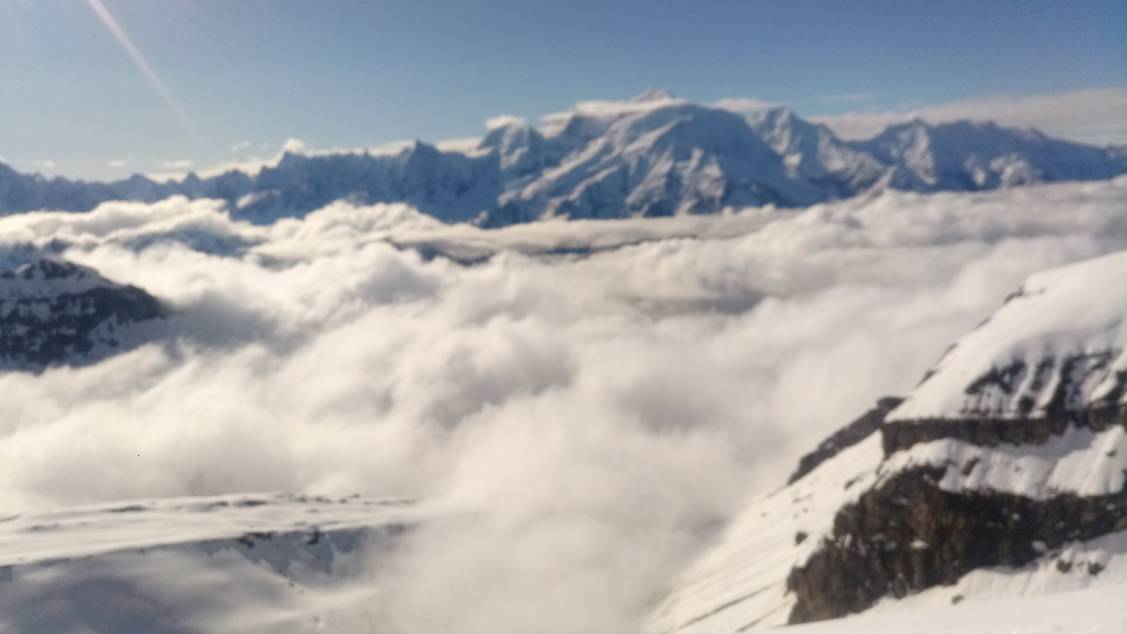 Vue sur le Mt Blanc 