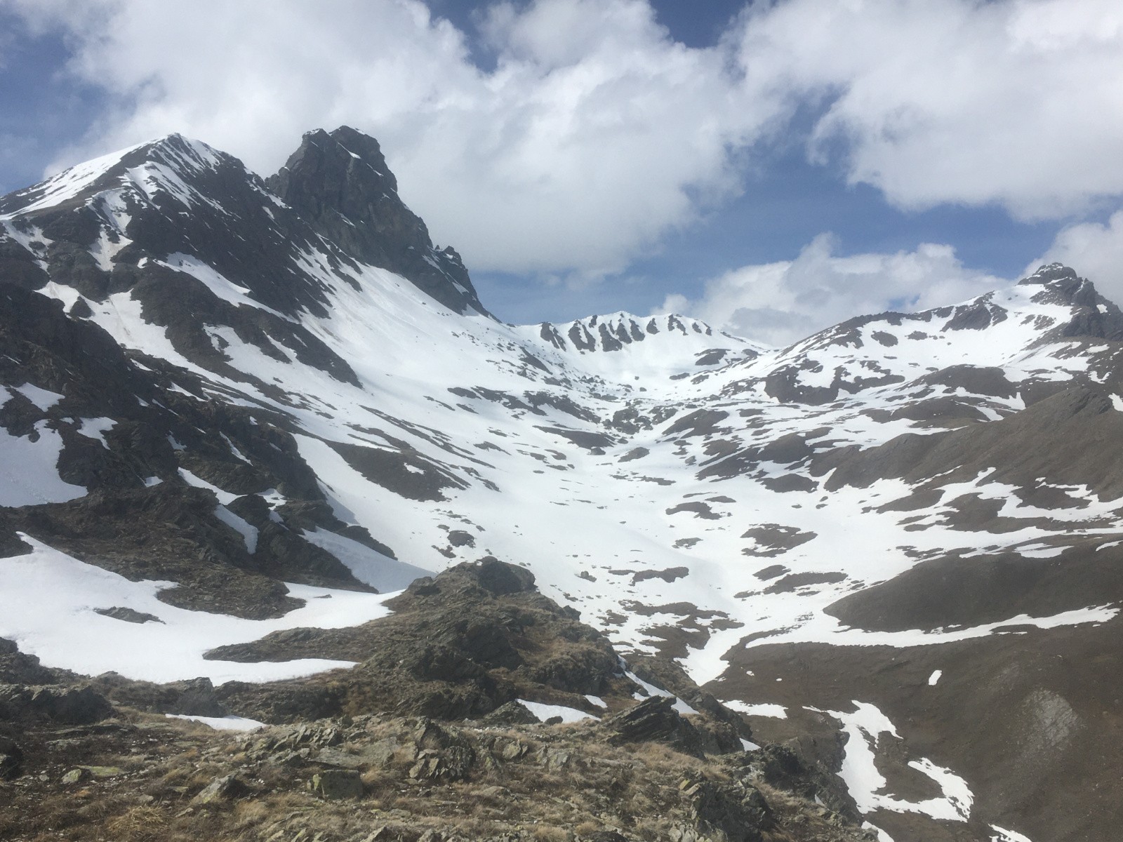 &nbsp;Du bivouac Olivero, col Blanchet