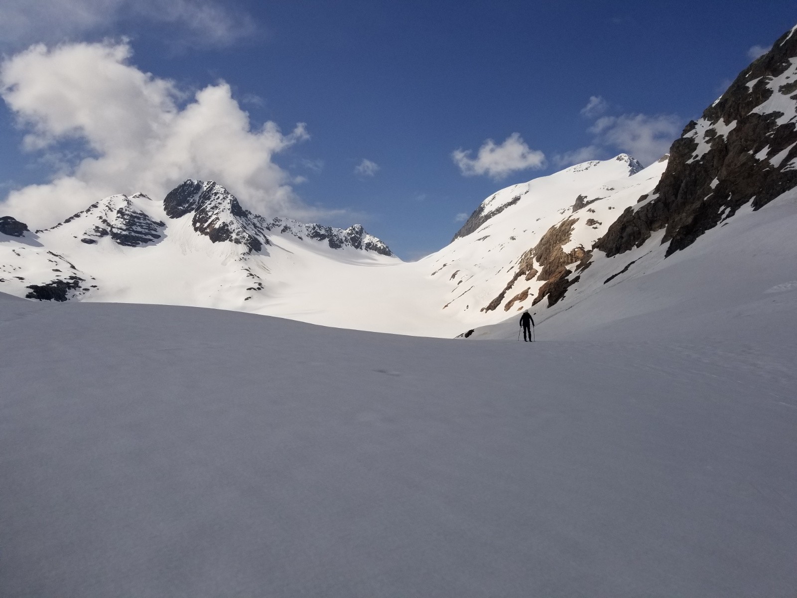 Fin de la descente du glacier