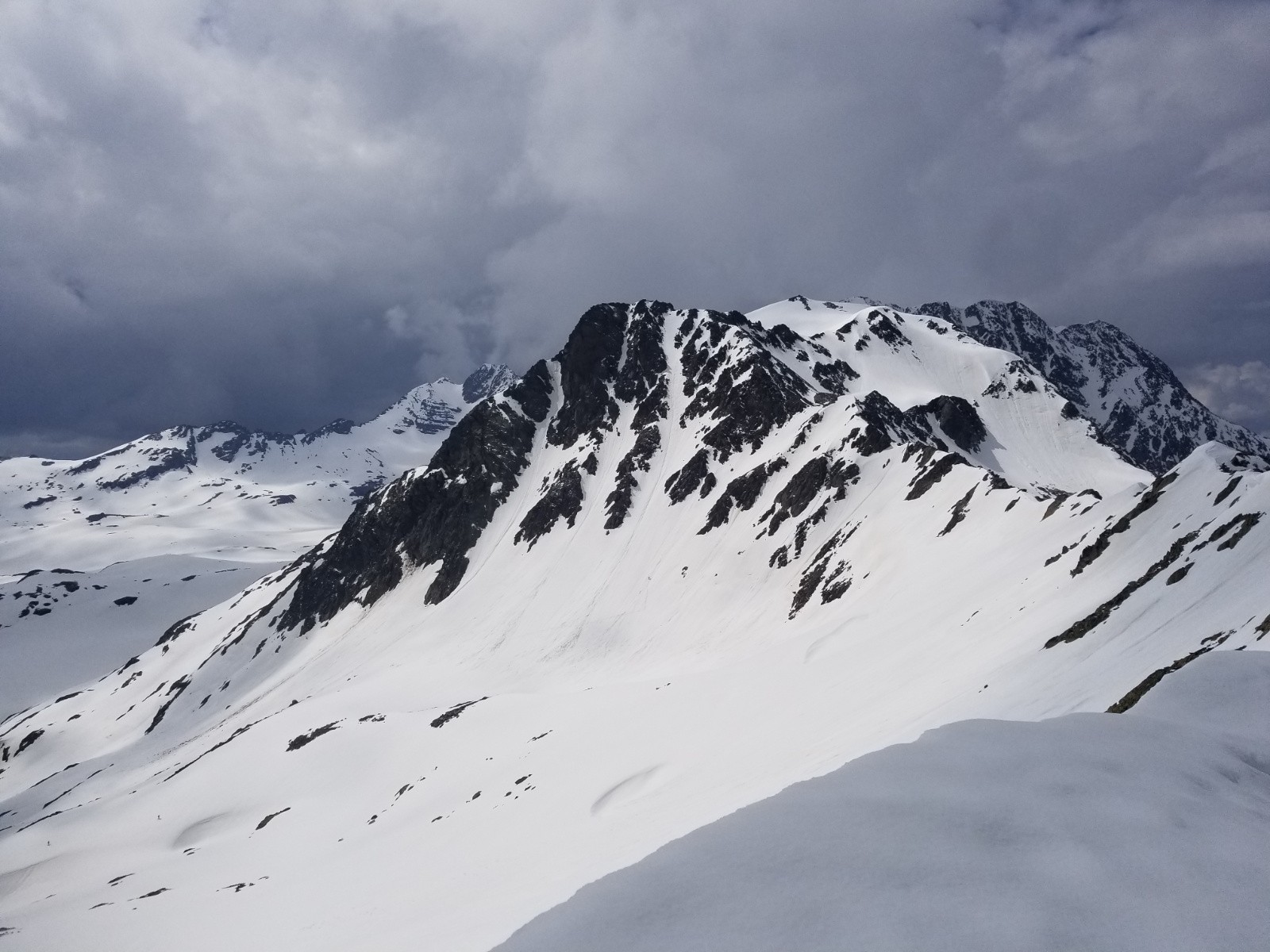 Aiguille Noire depuis la Laisse
