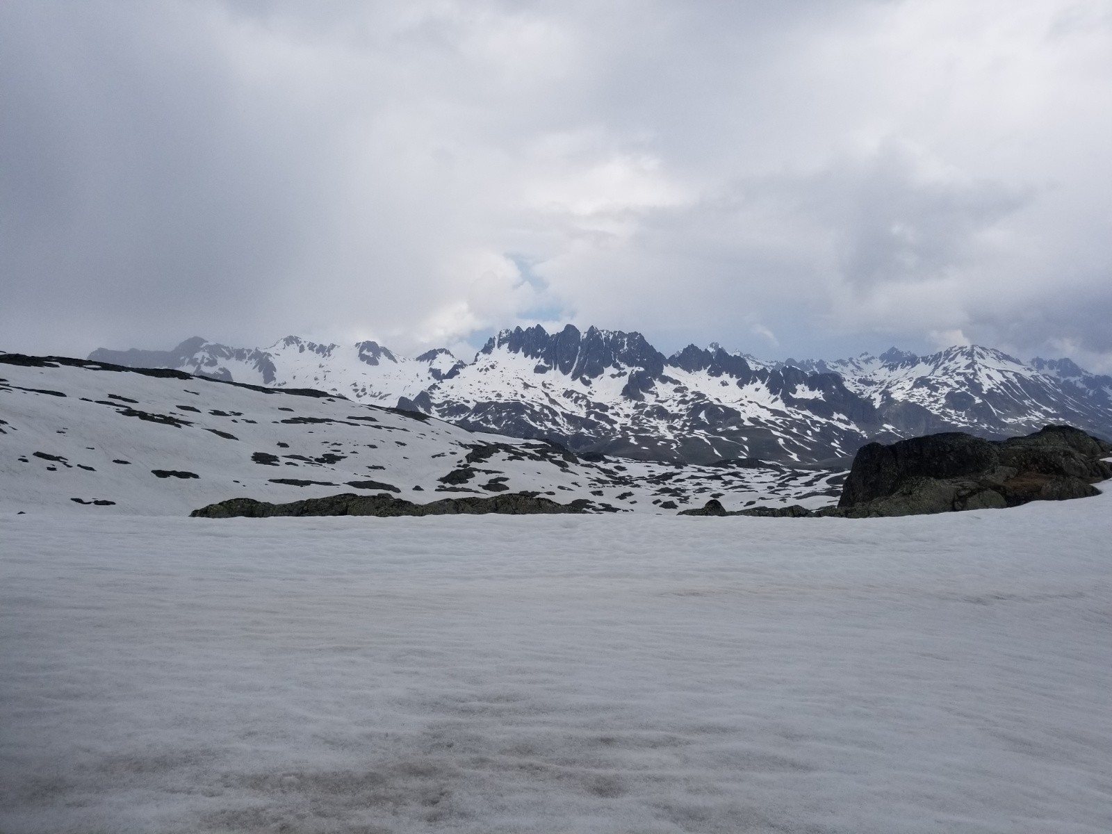 Aiguilles de l'Argentière, bientôt dans la tourmente