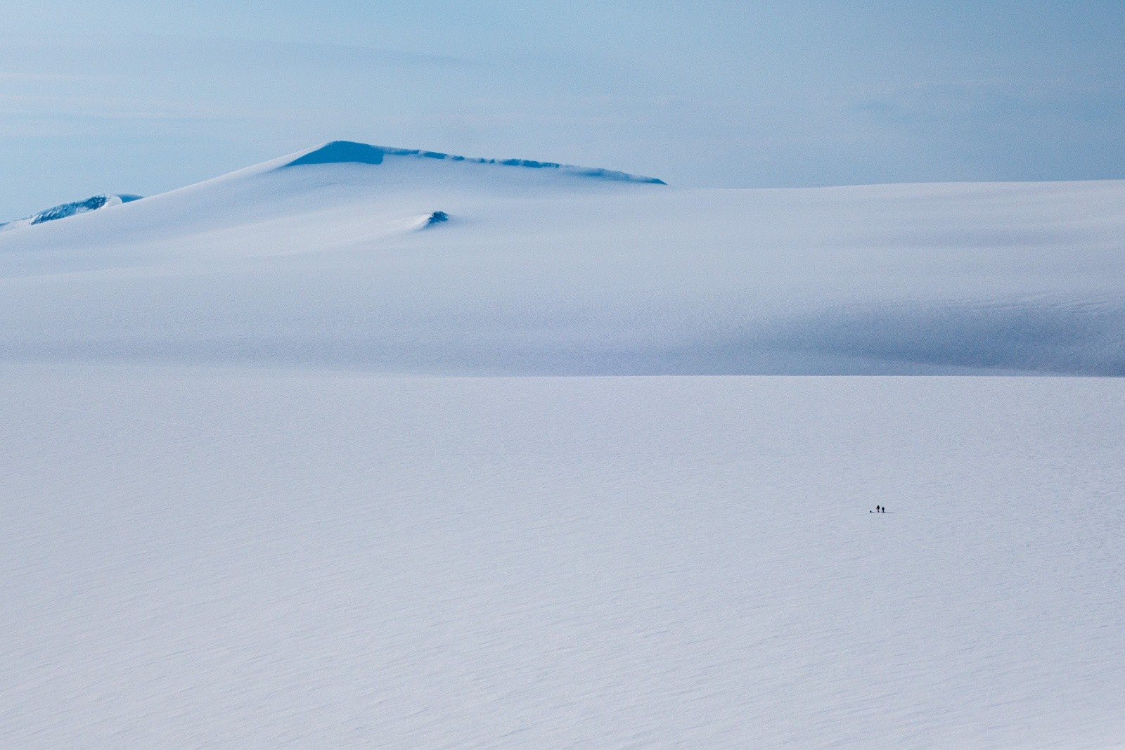 Cordée norvégienne dans l'immensité 