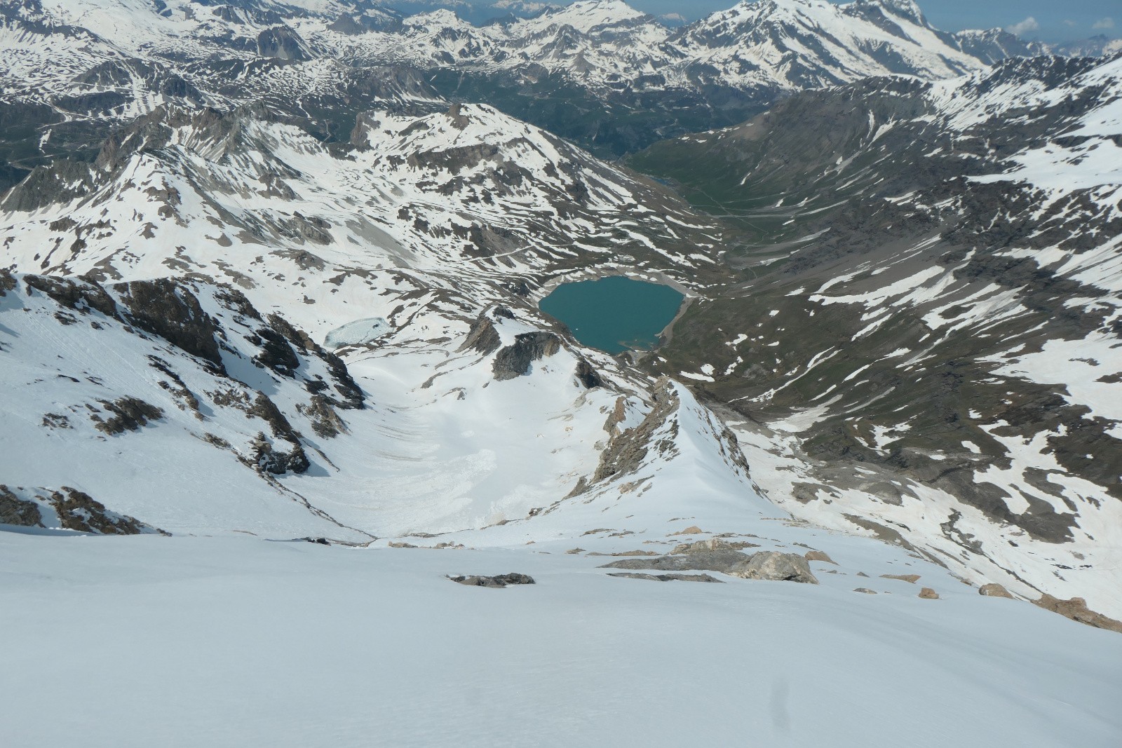 Vue plongeante du Santel 