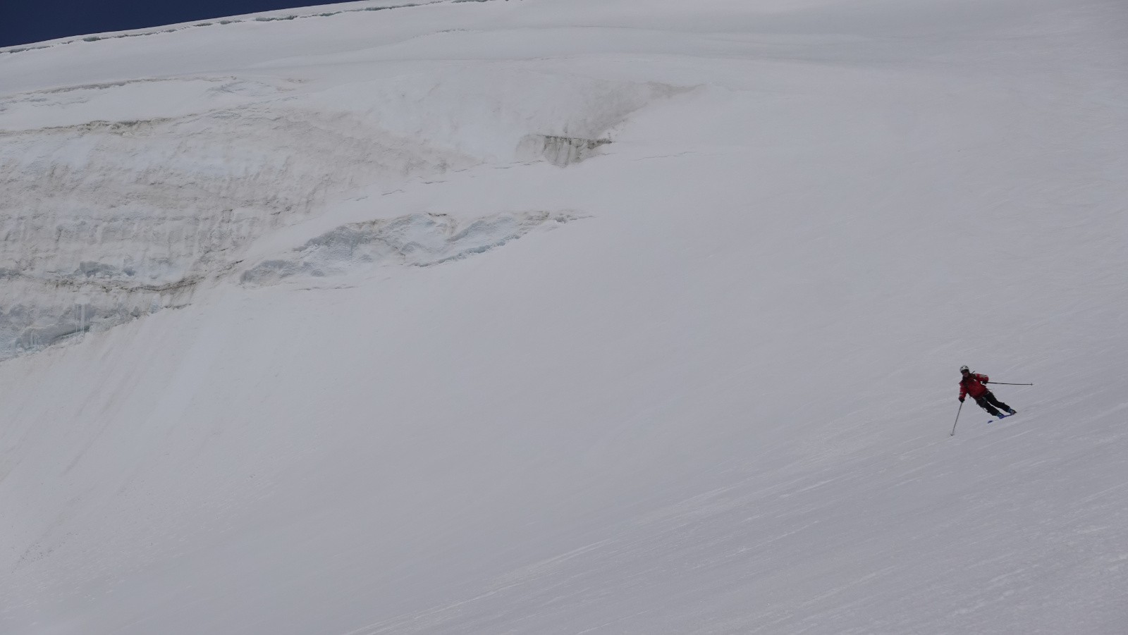 Toujours de l'excellent ski plus bas