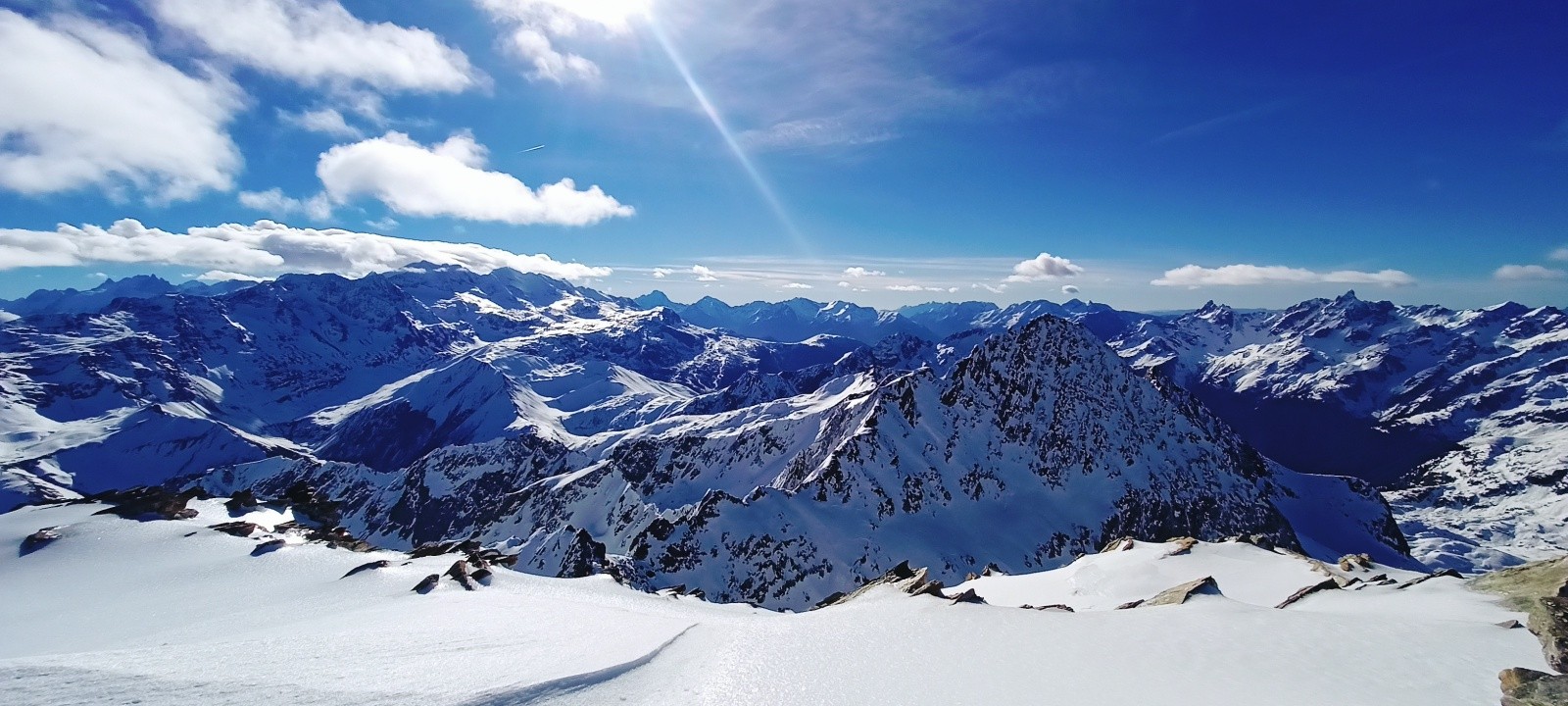 vue depuis le sommet du rocher blanc&nbsp;