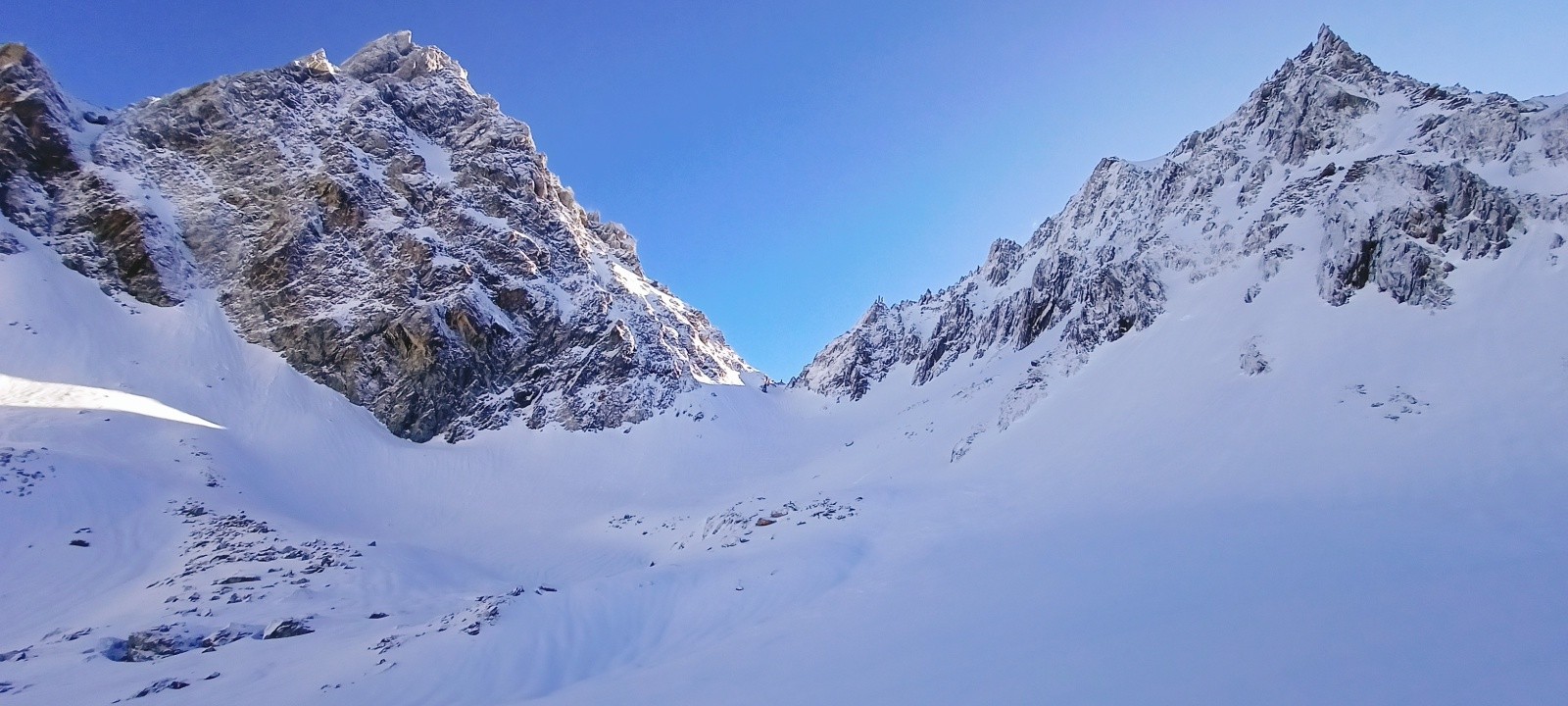 &nbsp;vue à l'approche du col de la combe