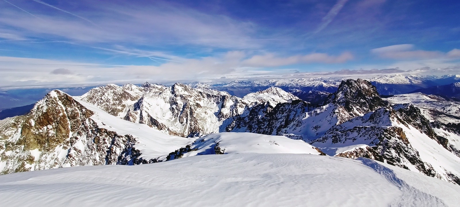 &nbsp;vue depuis le sommet du rocher blanc