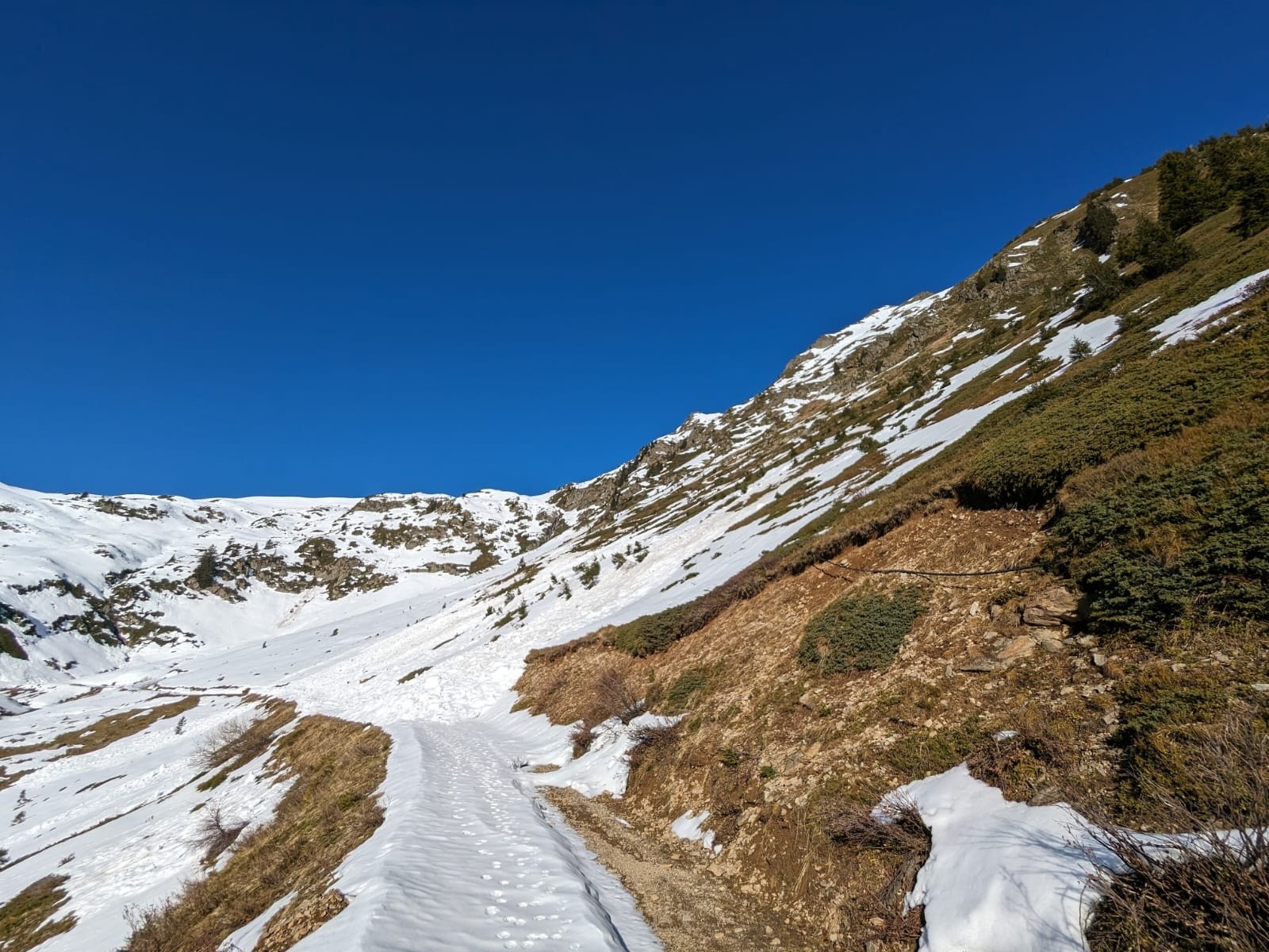 On chausse après le chalet du Soufflet&nbsp;