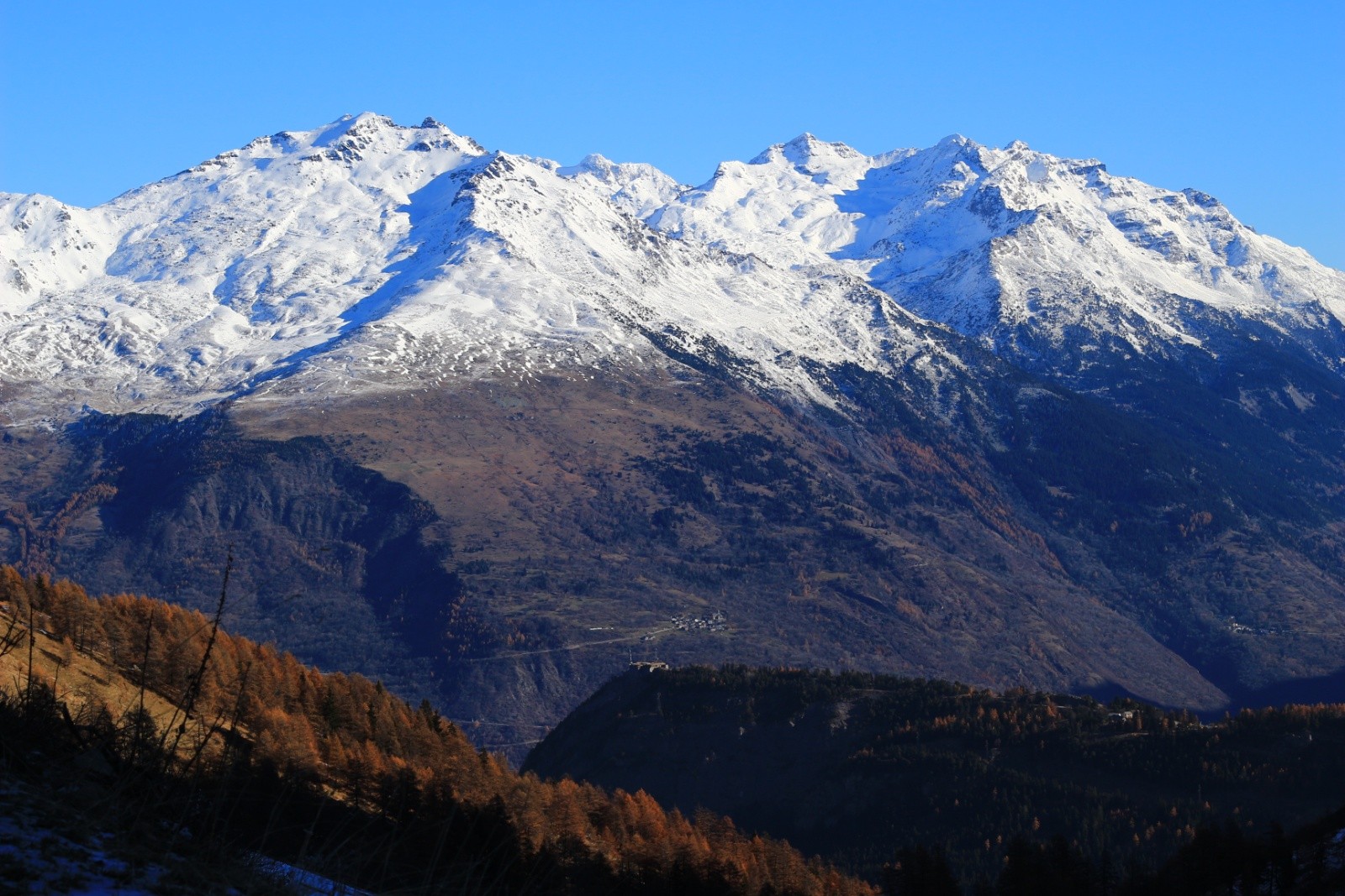 &nbsp;le soleil se lève sur la Vanoise