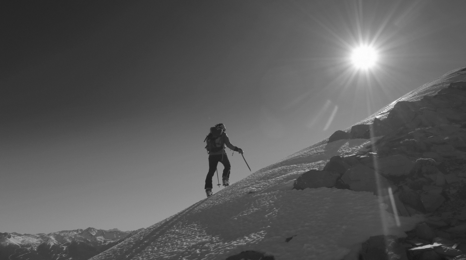                                Sur l'arête NE de Chante-Perdrix