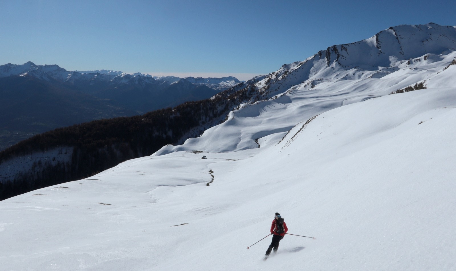 &nbsp;Vers la cabane de l'Hivernet