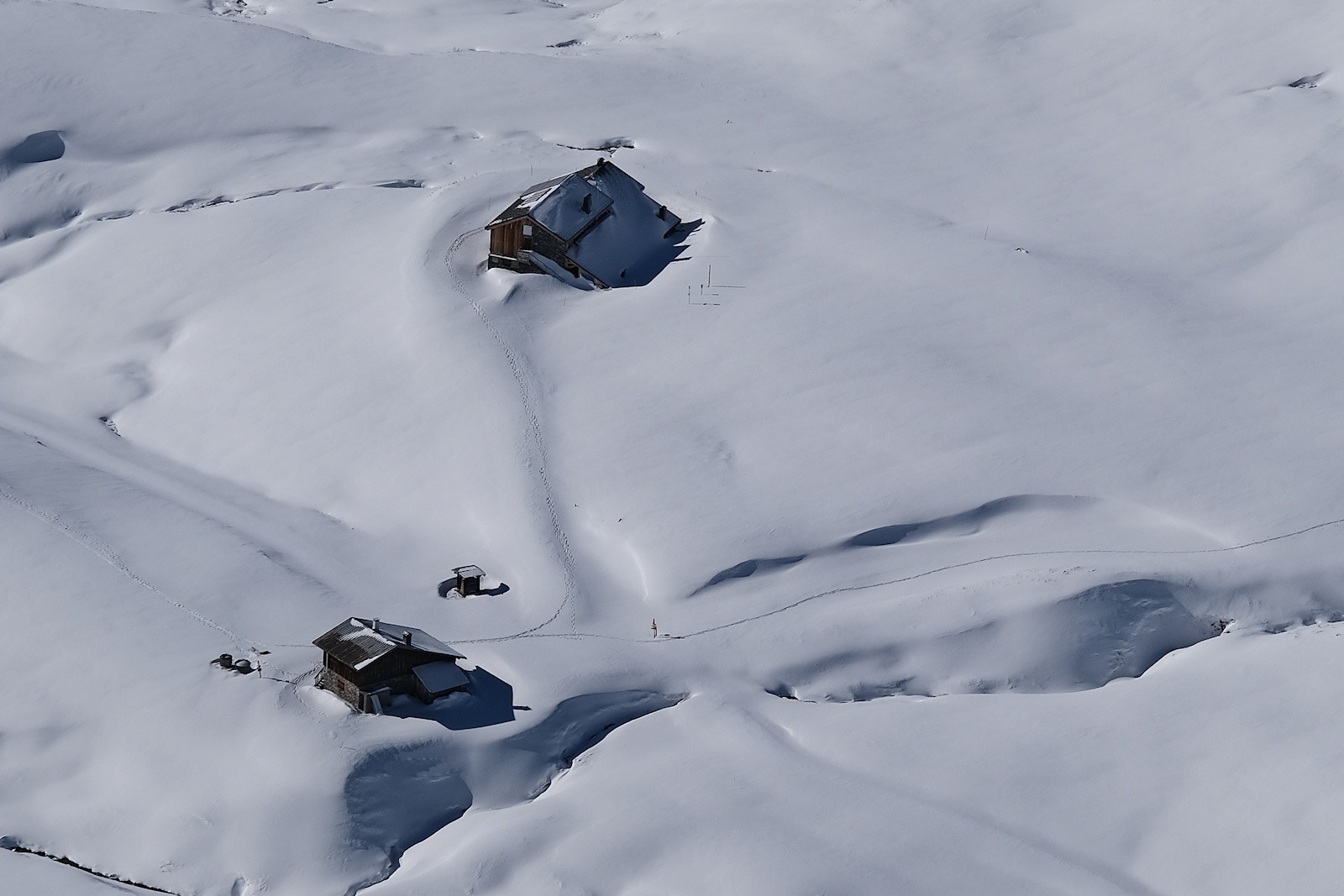 Vue Plongeante sur le Nant du Beurre.&nbsp;