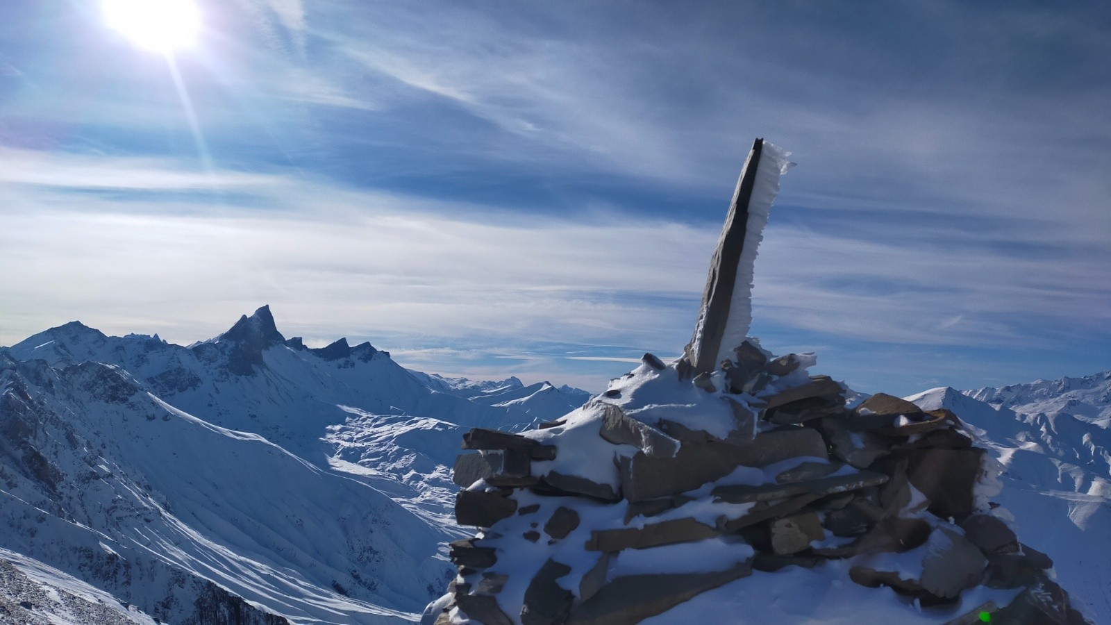 Aiguilles d'Arve du sommet&nbsp;