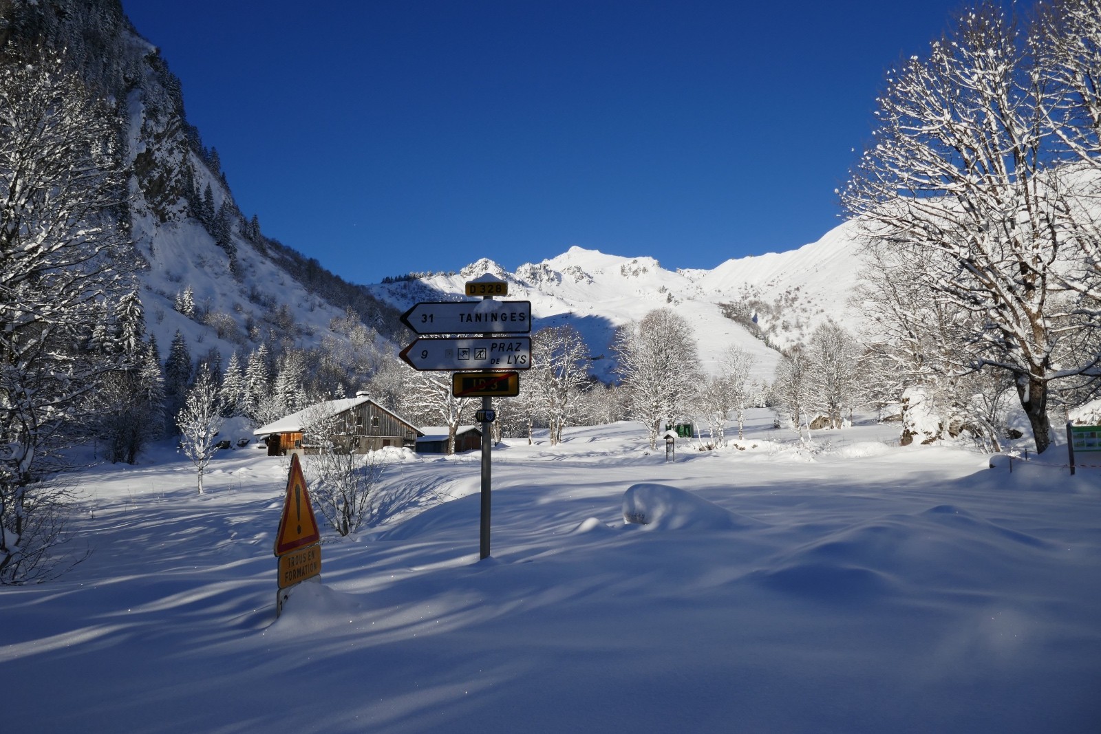 Foron et la pointe de Chalune