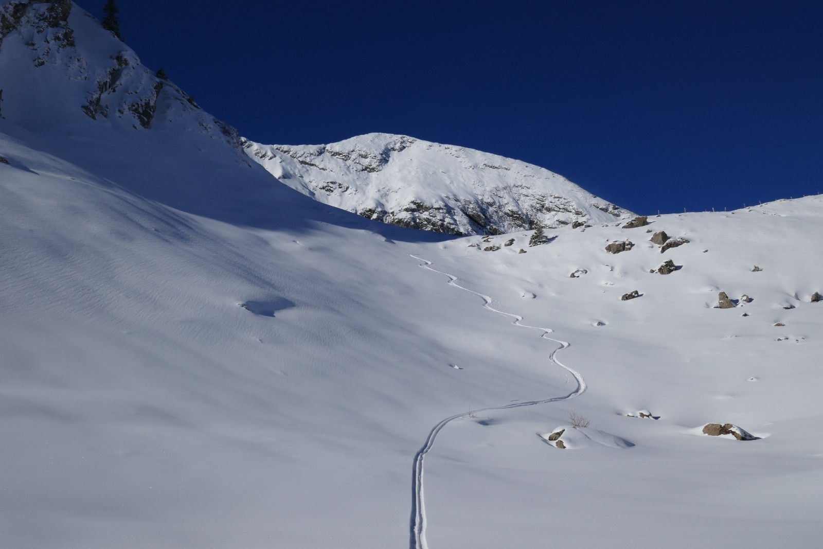 Début de la descente. Un régal.