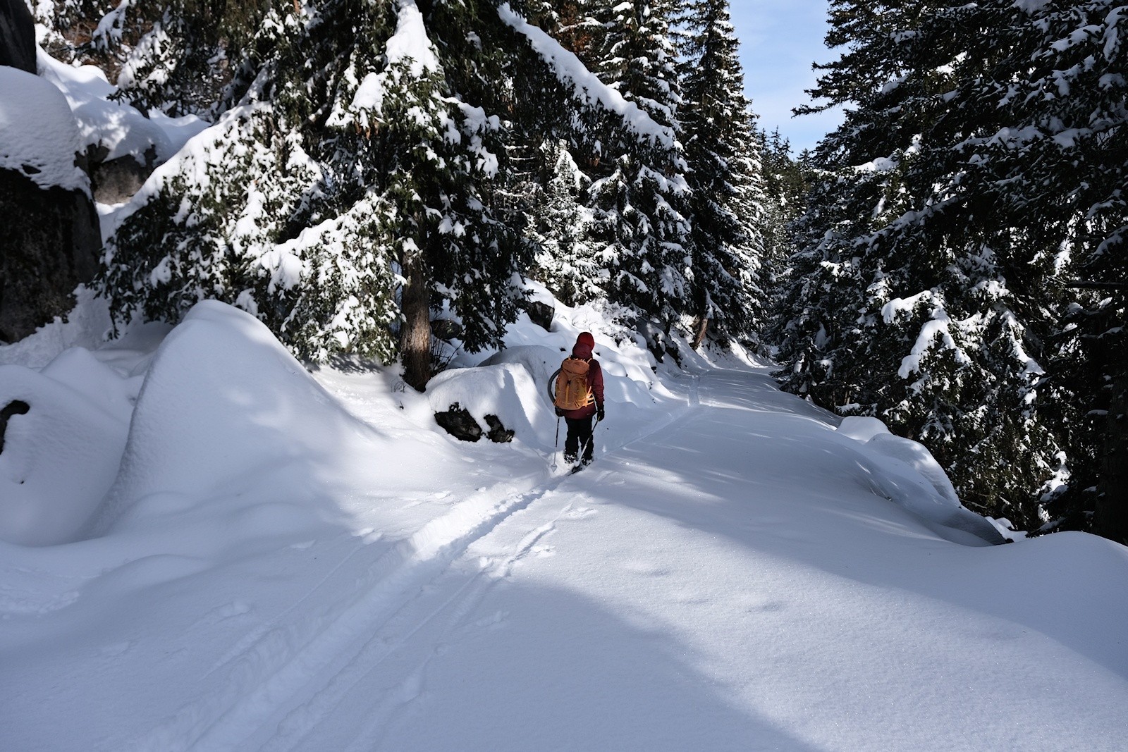 Il ne reste plus qu'à glisser sur la route&nbsp;