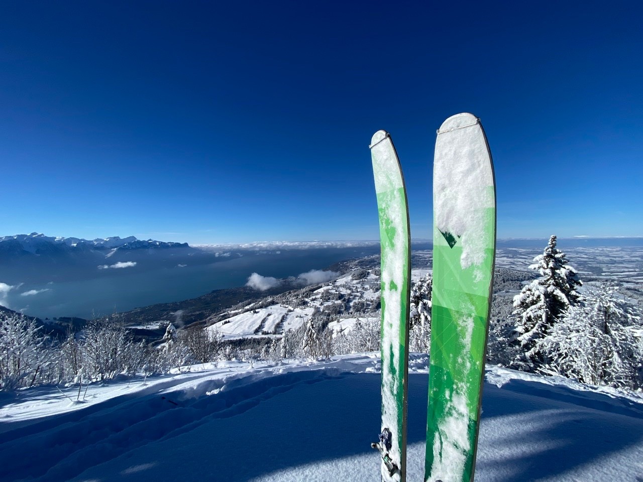 Sommet du Folly et vue de ... Folly