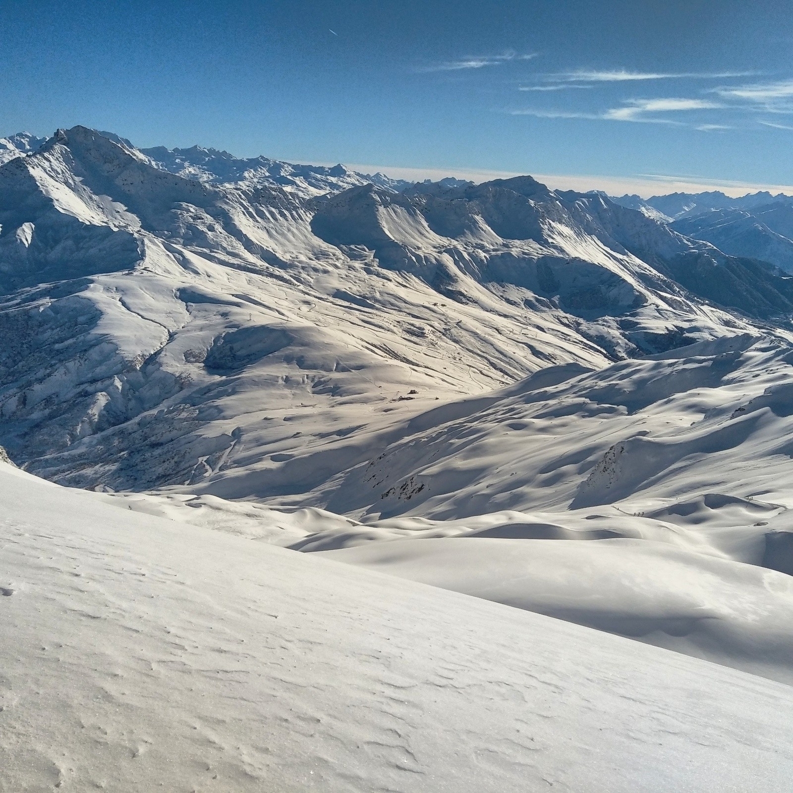 &nbsp;Vue sur le Col de la madeleine&nbsp;