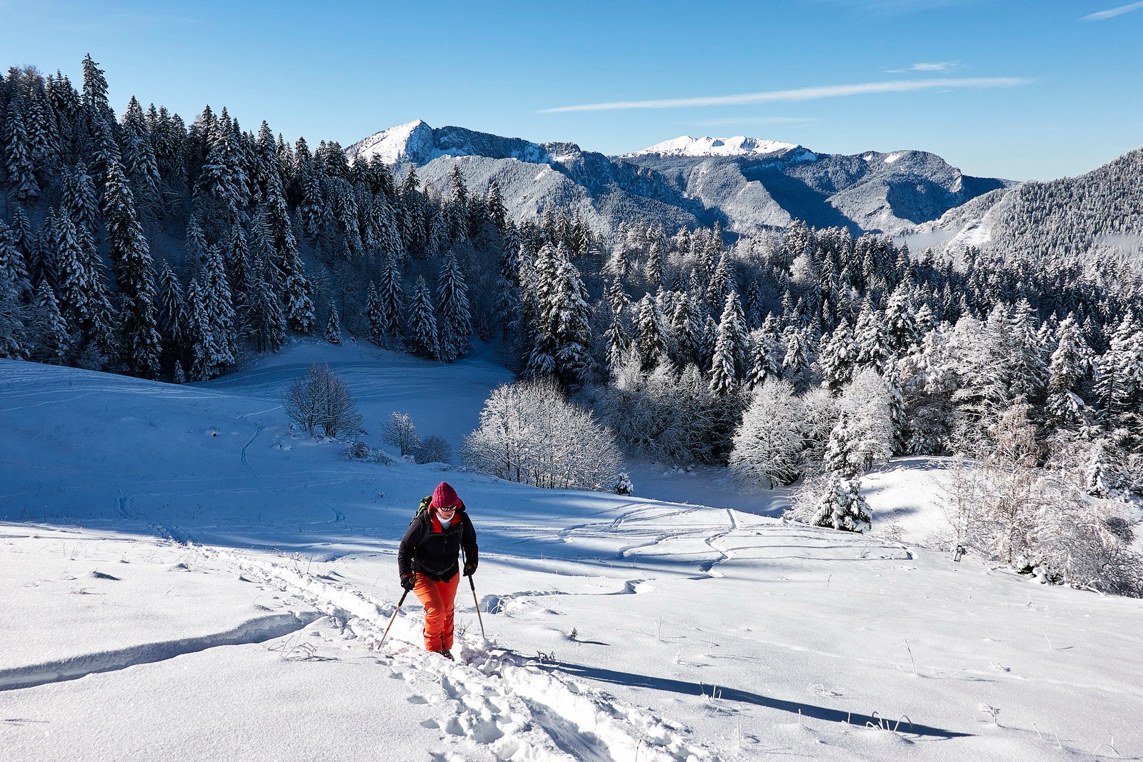 En plein cœur du massif...