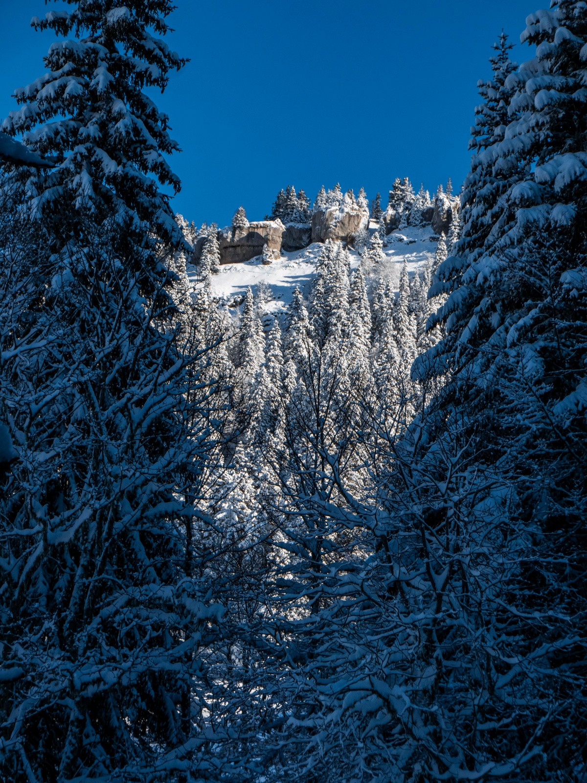 Traversée vers le creux de la neige 